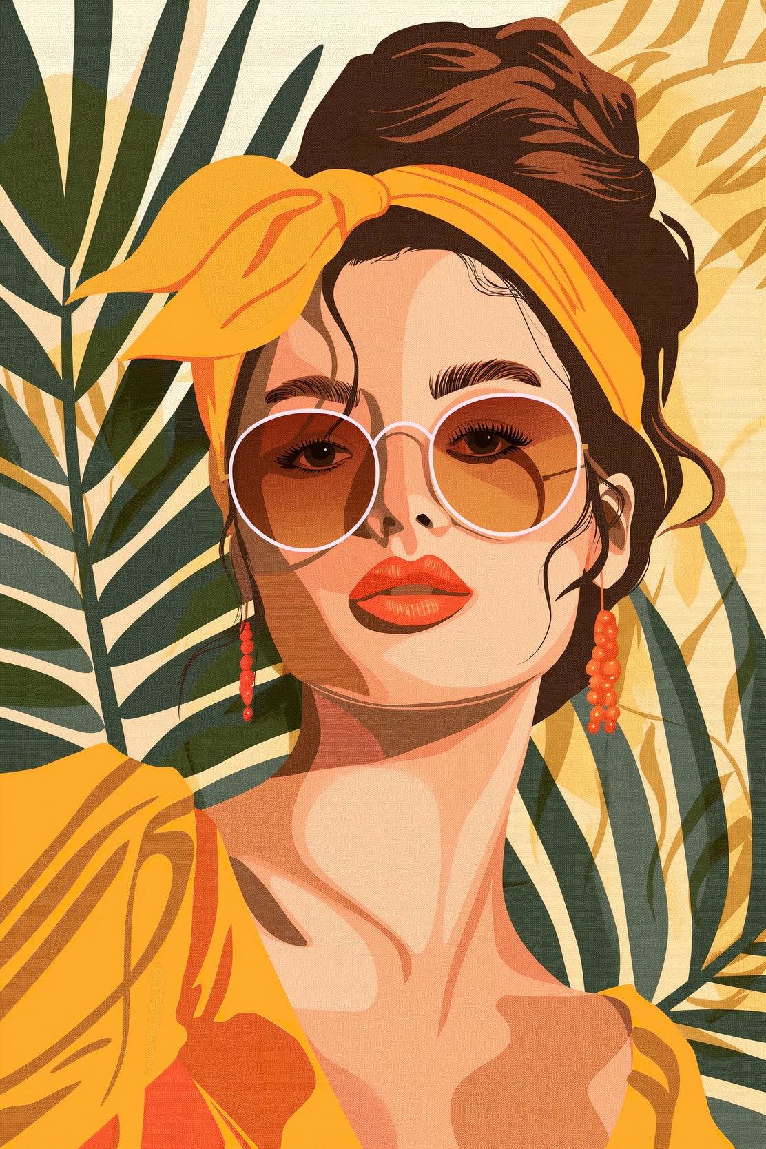Portrait of Pure Elegance ArtWork - beink online art store