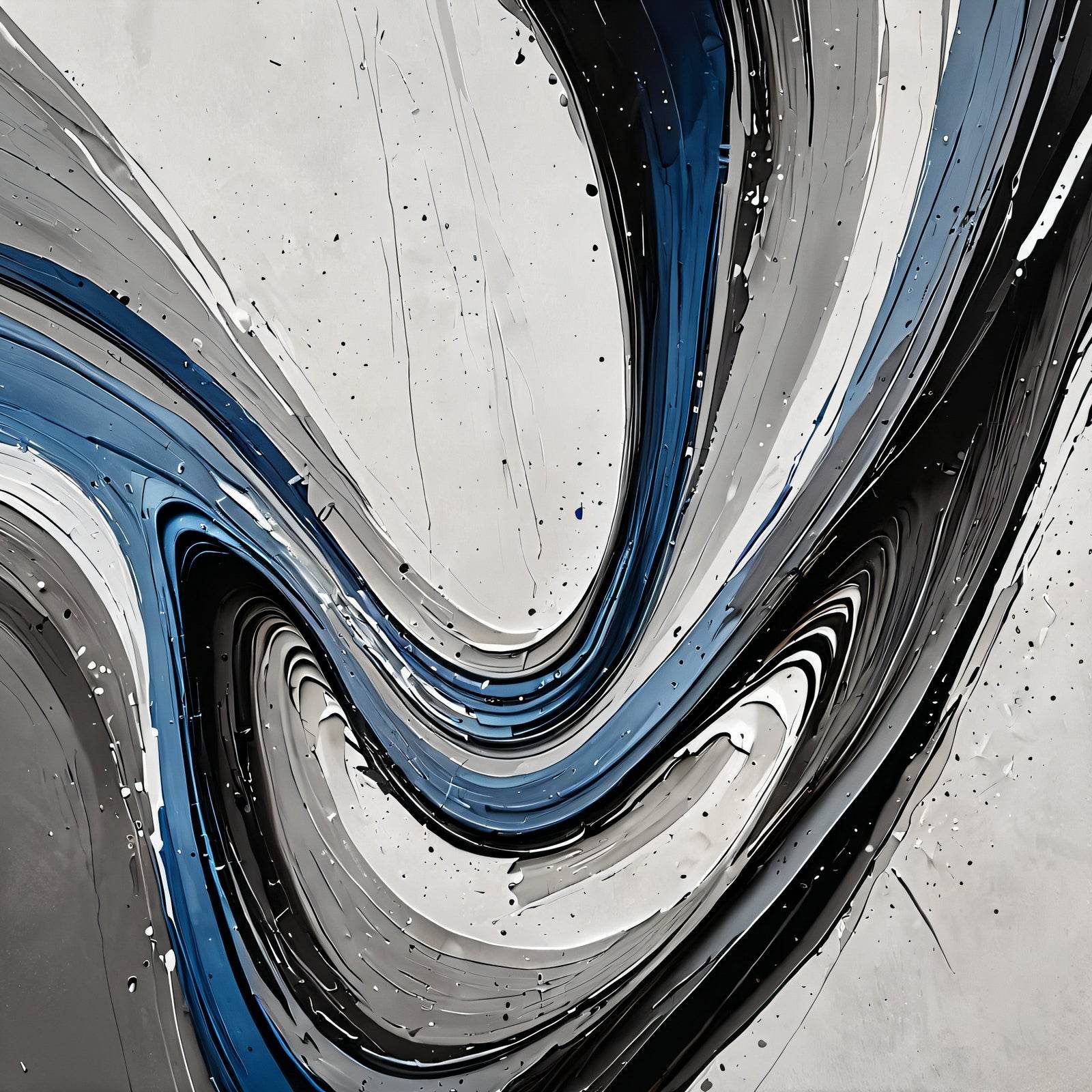 Dirt Road Painting Abstract Wall Art - beink online art store