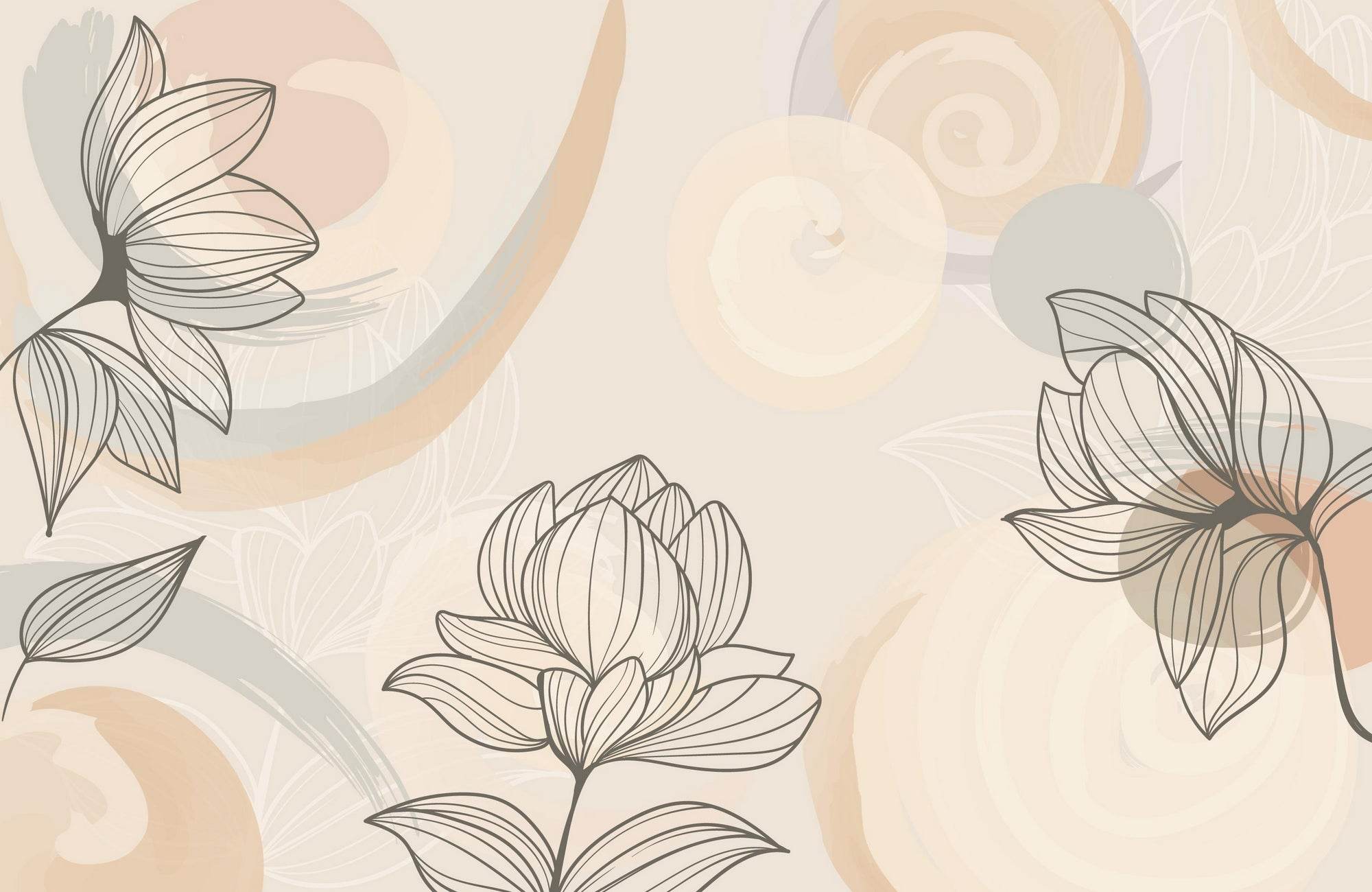 Color Pattern of Violet Flower Wall Art - beink online art store