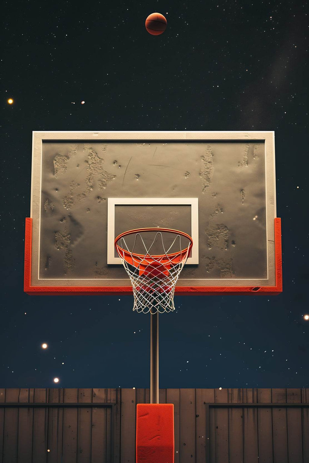 Master Flame Sports Aesthetic Wall Art Poster for Living Room, Home & Wall Decor - Basketball - beink online art store