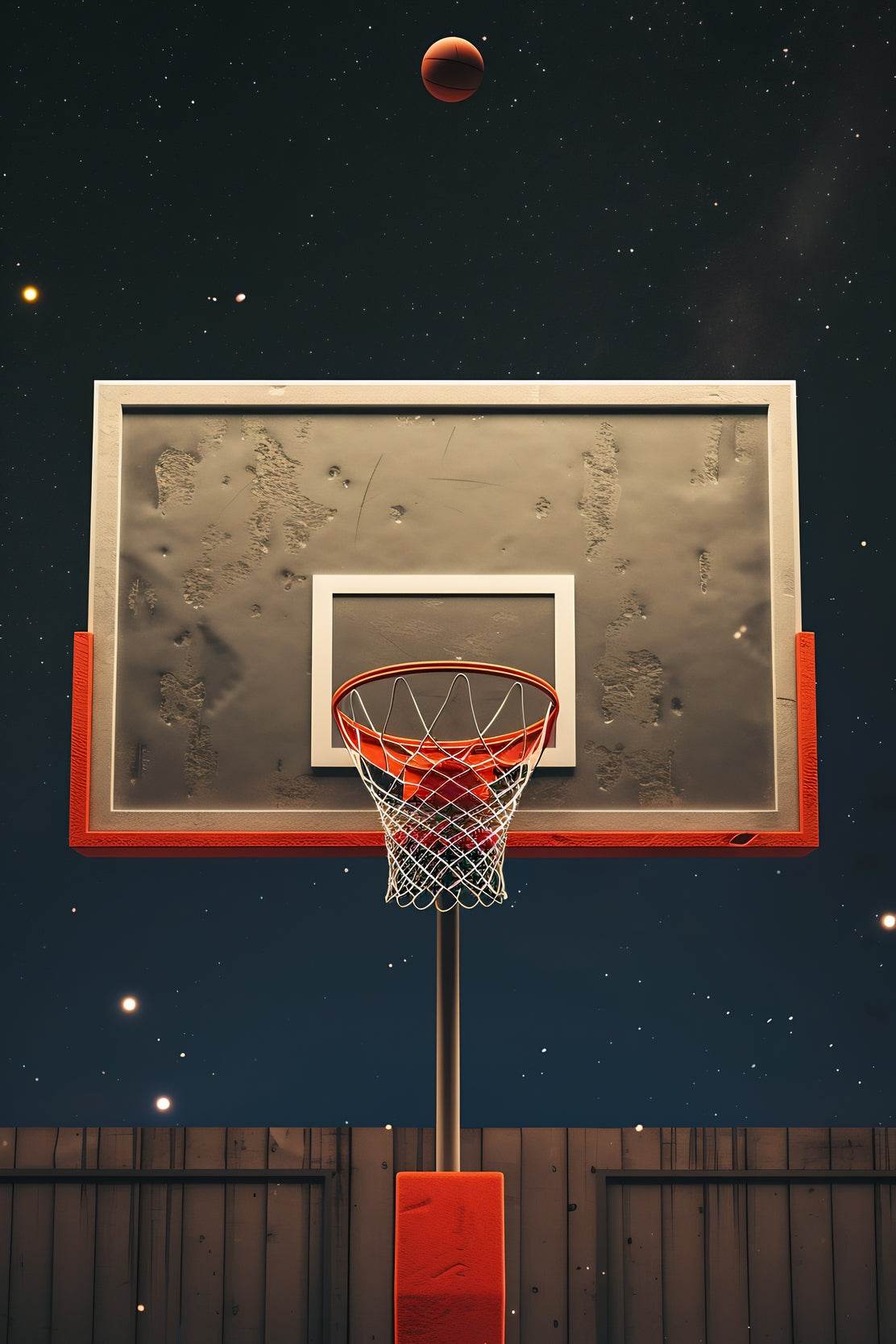 Master Flame Sports Aesthetic Wall Art Poster for Living Room, Home & Wall Decor - Basketball - beink online art store