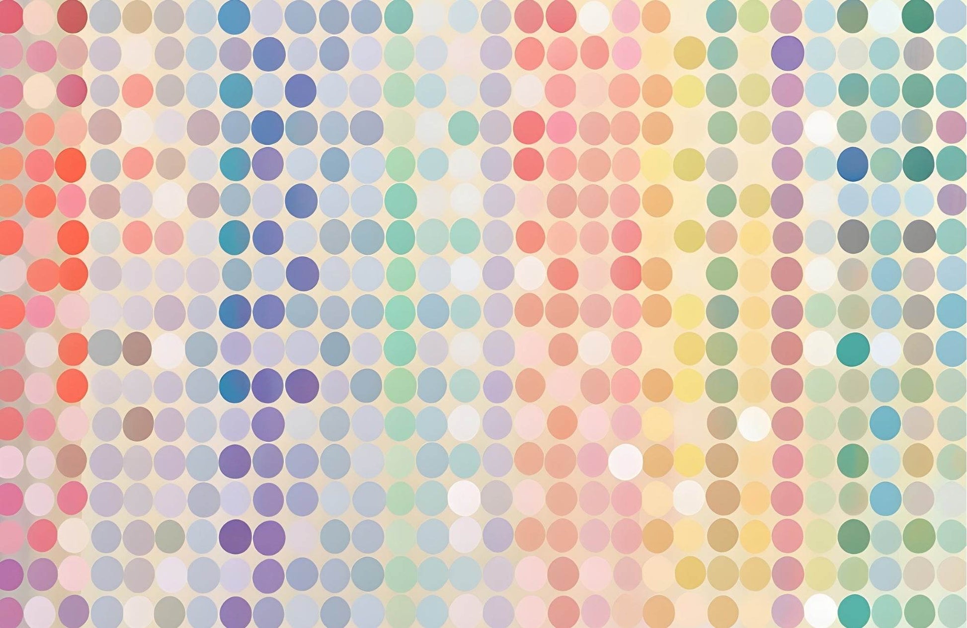 Pastel Color Circle Abstract Wallpaper - beink online art store