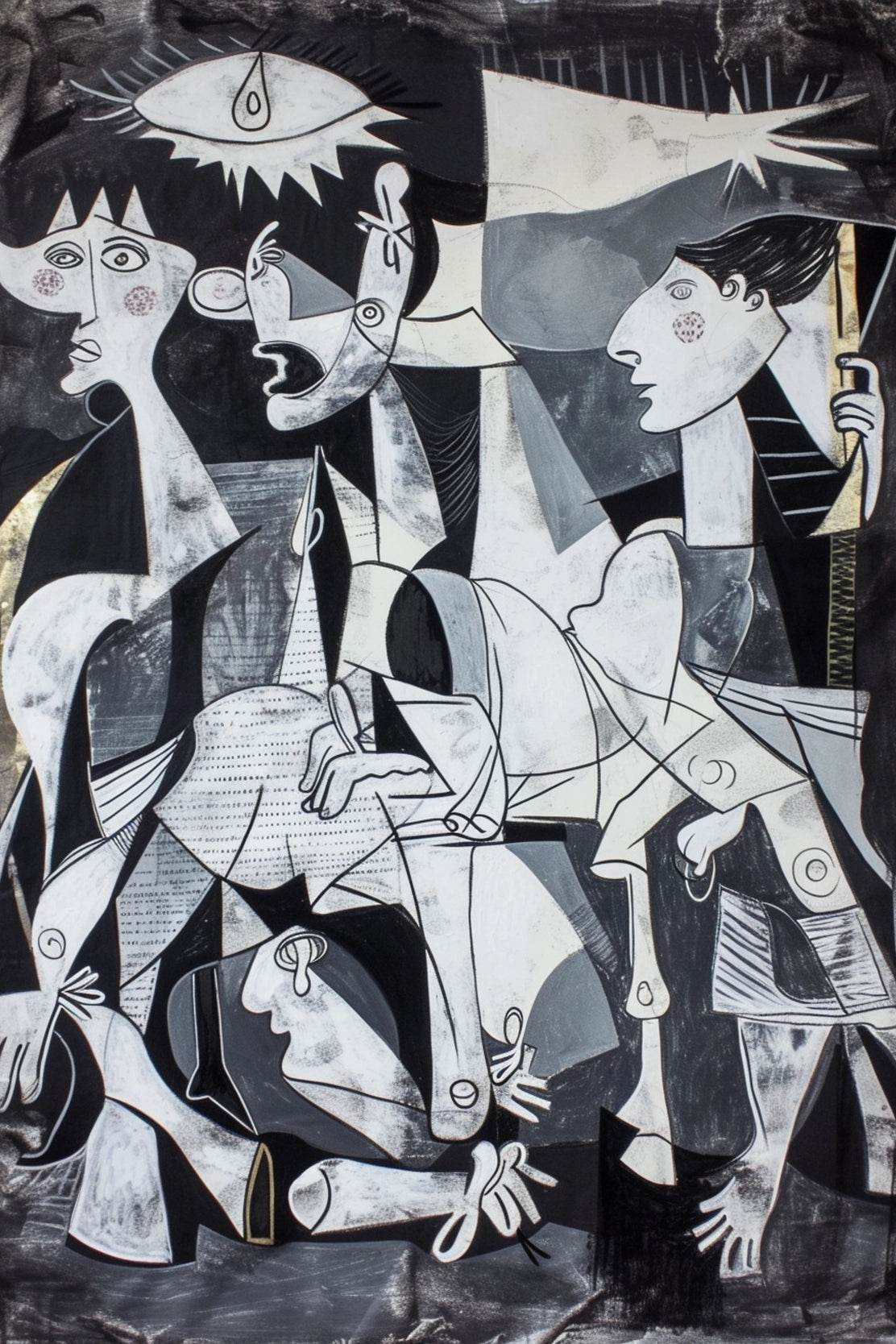 Modern Guernica - Picasso's Masterpiece Wall Art - beink online art store