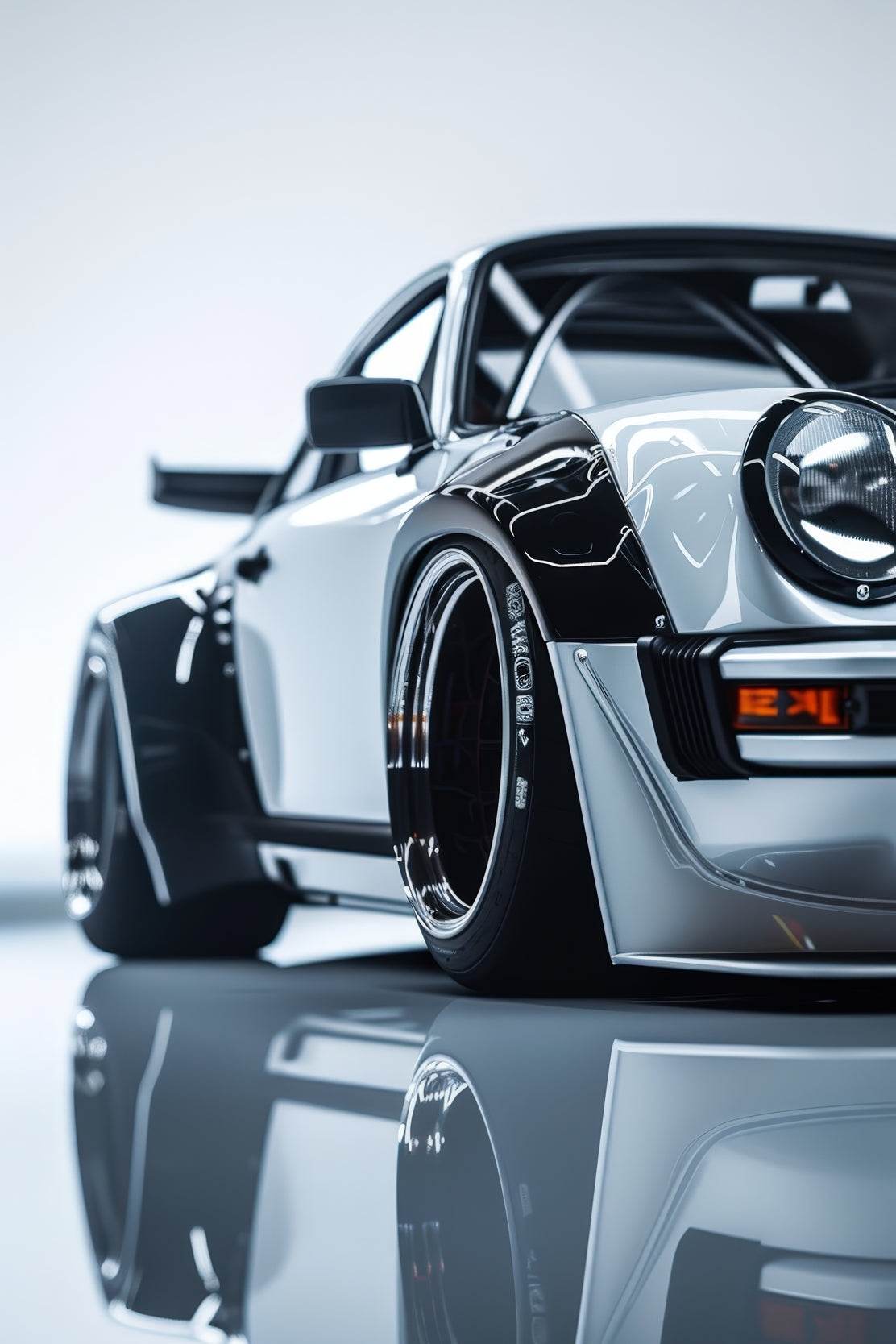 Porsche 911 Sport Widebody Wall Art - beink online art store