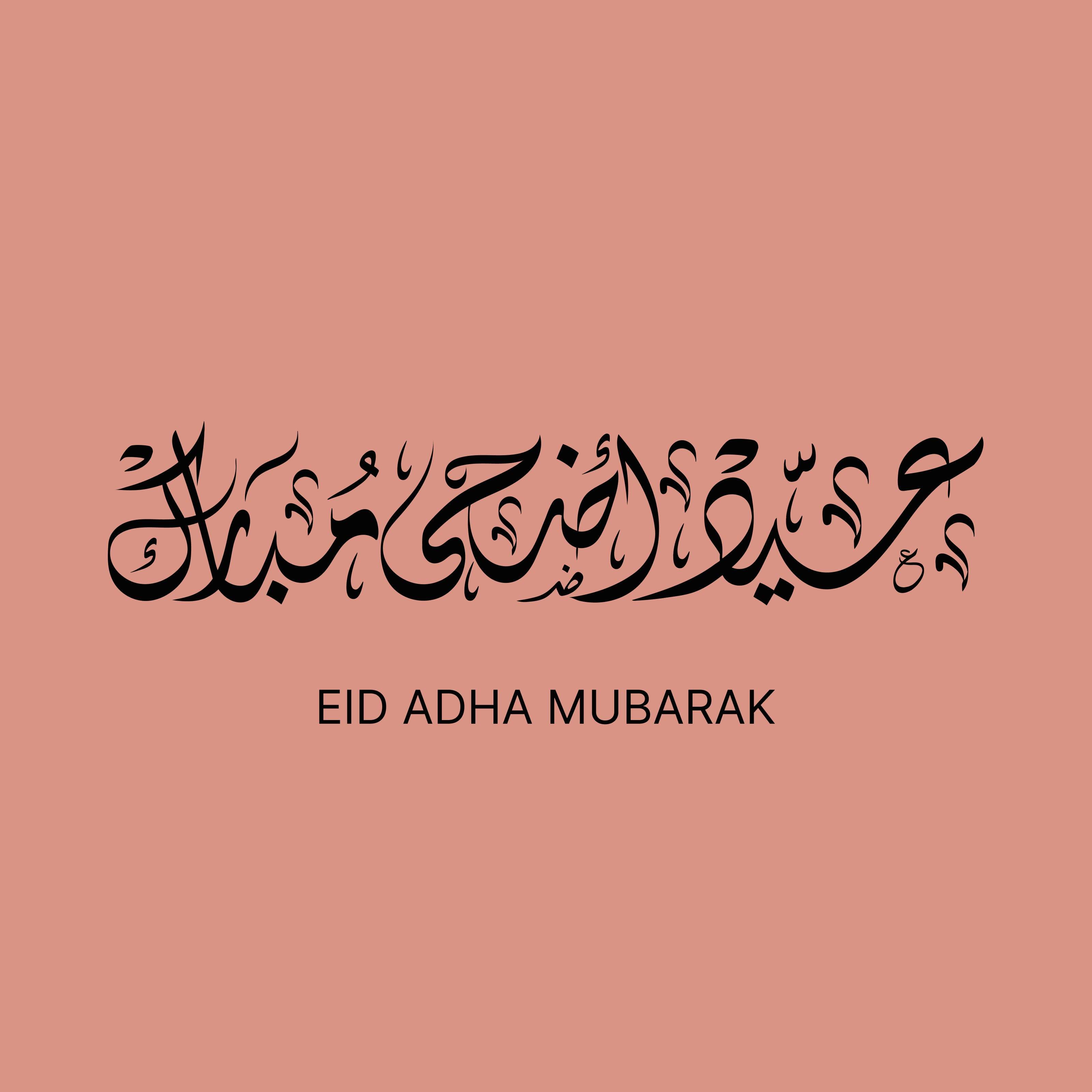 Eid Adha Mubarak Calligraphy - beink online art store