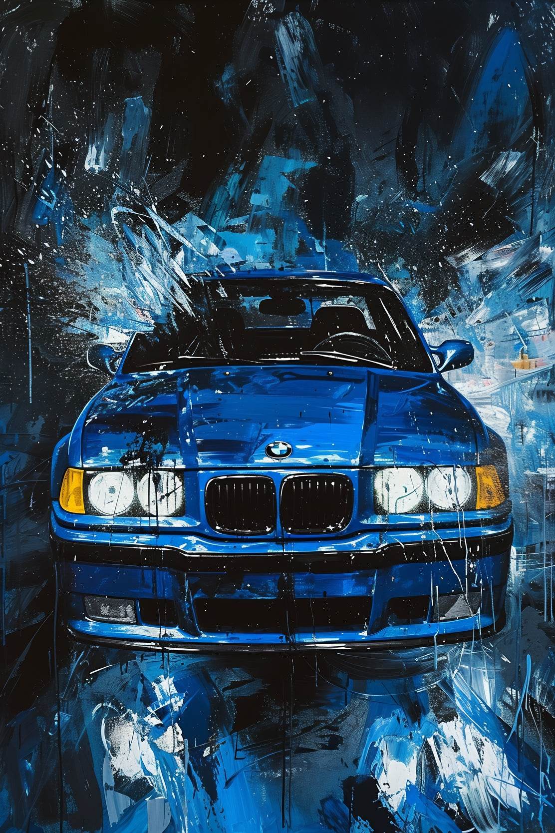 BMW Painting Wall Art - beink online art store