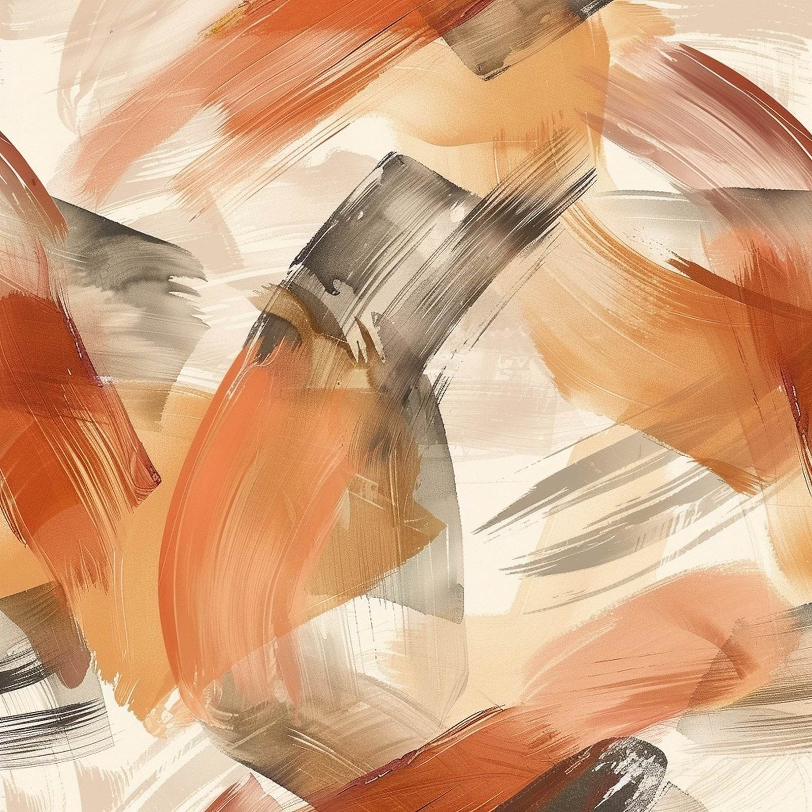 Orange Acrylic Abstract Wall Art - beink online art store