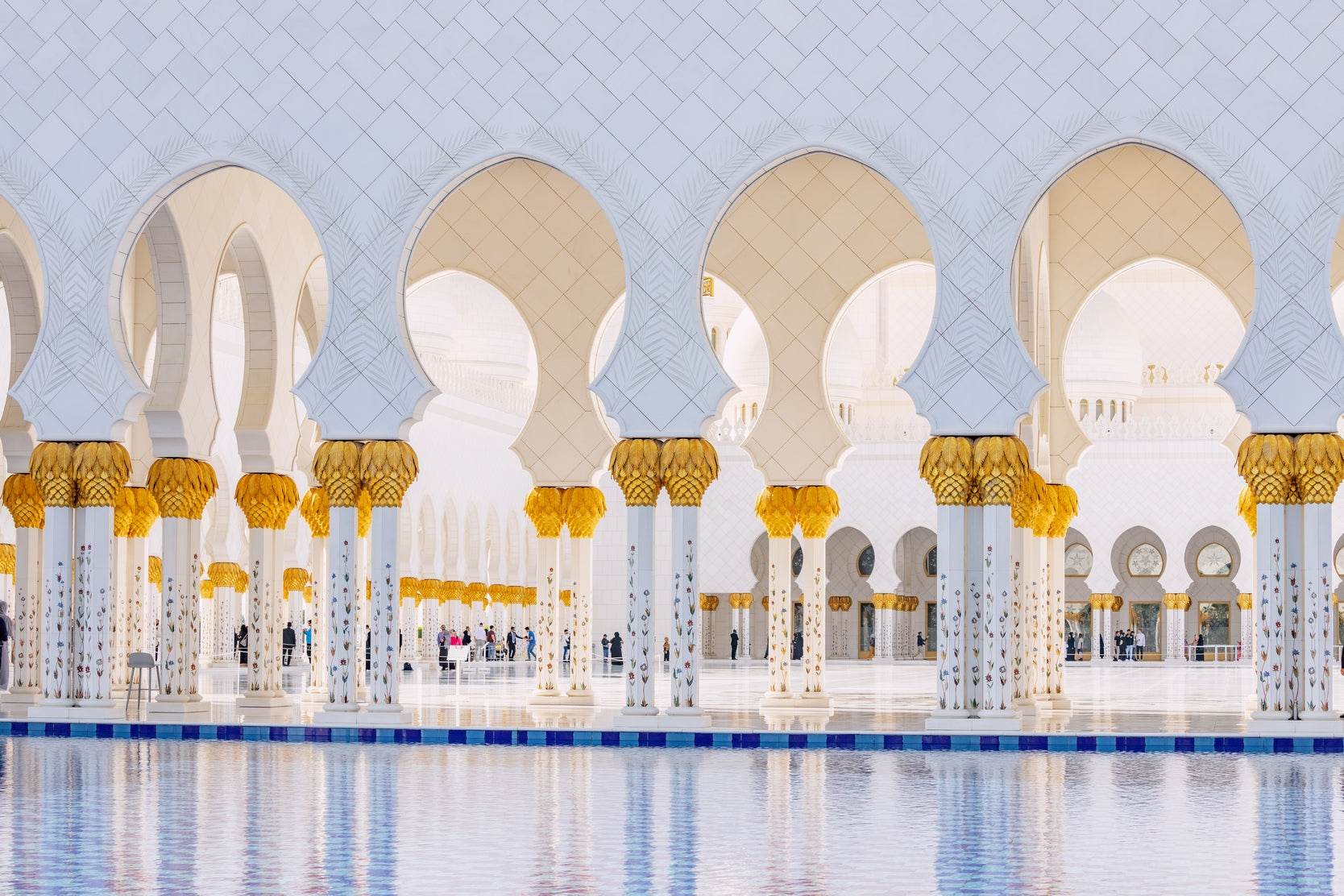 Columns by the Water Wall Art - beink online art store
