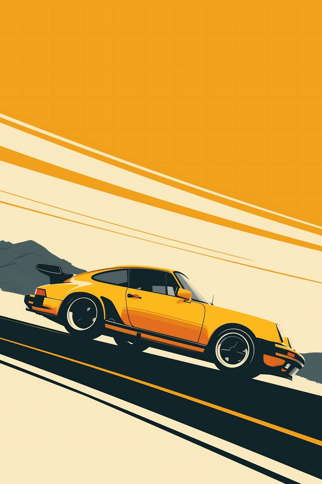 Porsche 911 GTR Sport Wall Art - beink online art store
