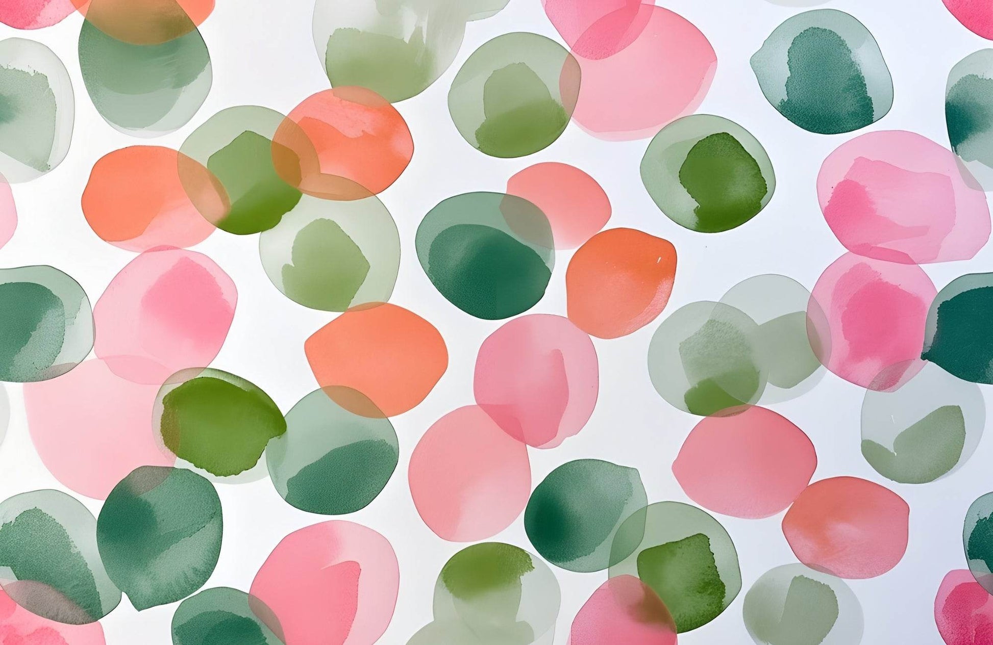 Colorful Watercolor Dot Abstract Pattern - beink online art store