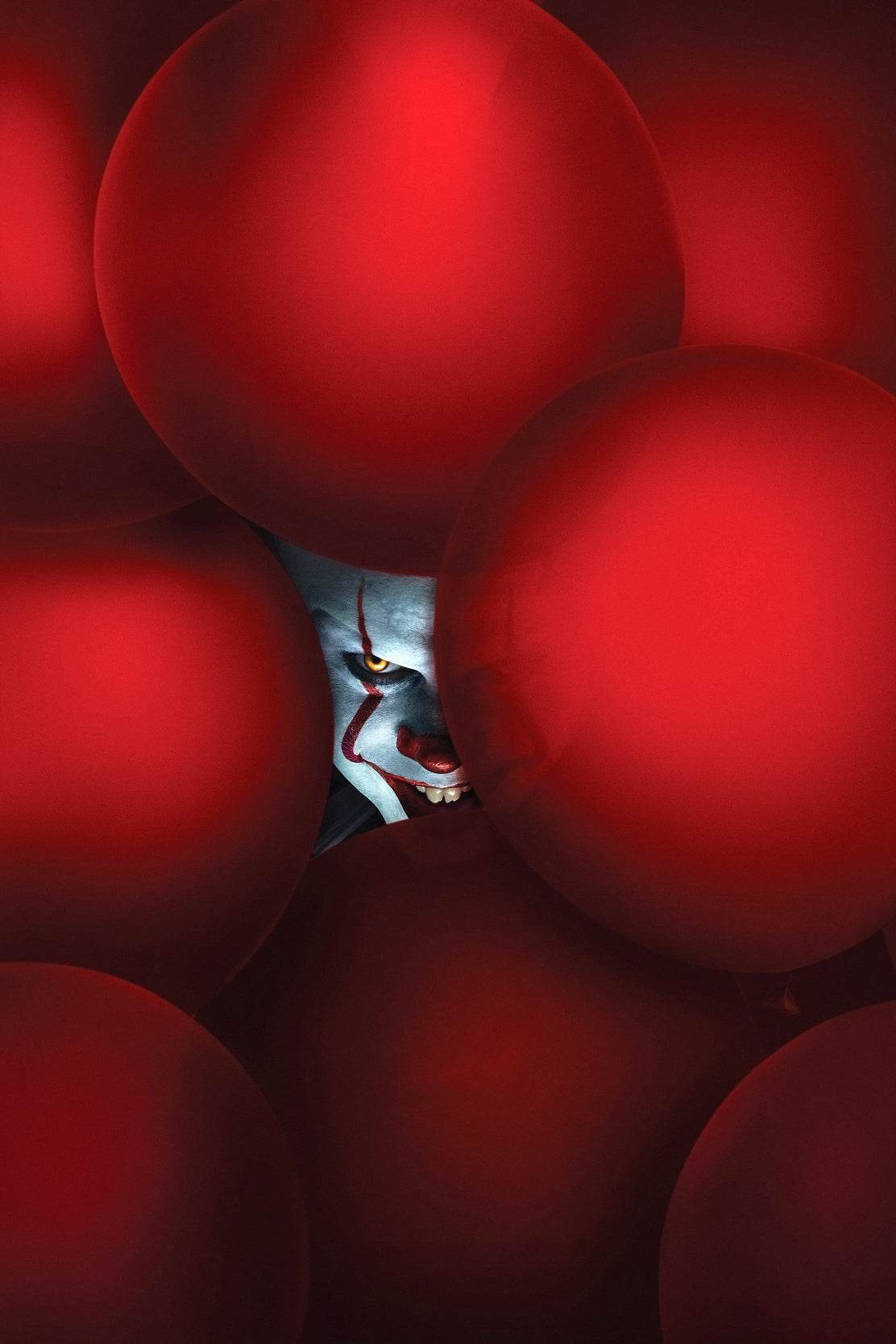 Pennywise in Red Ballon Wall Art - beink online art store