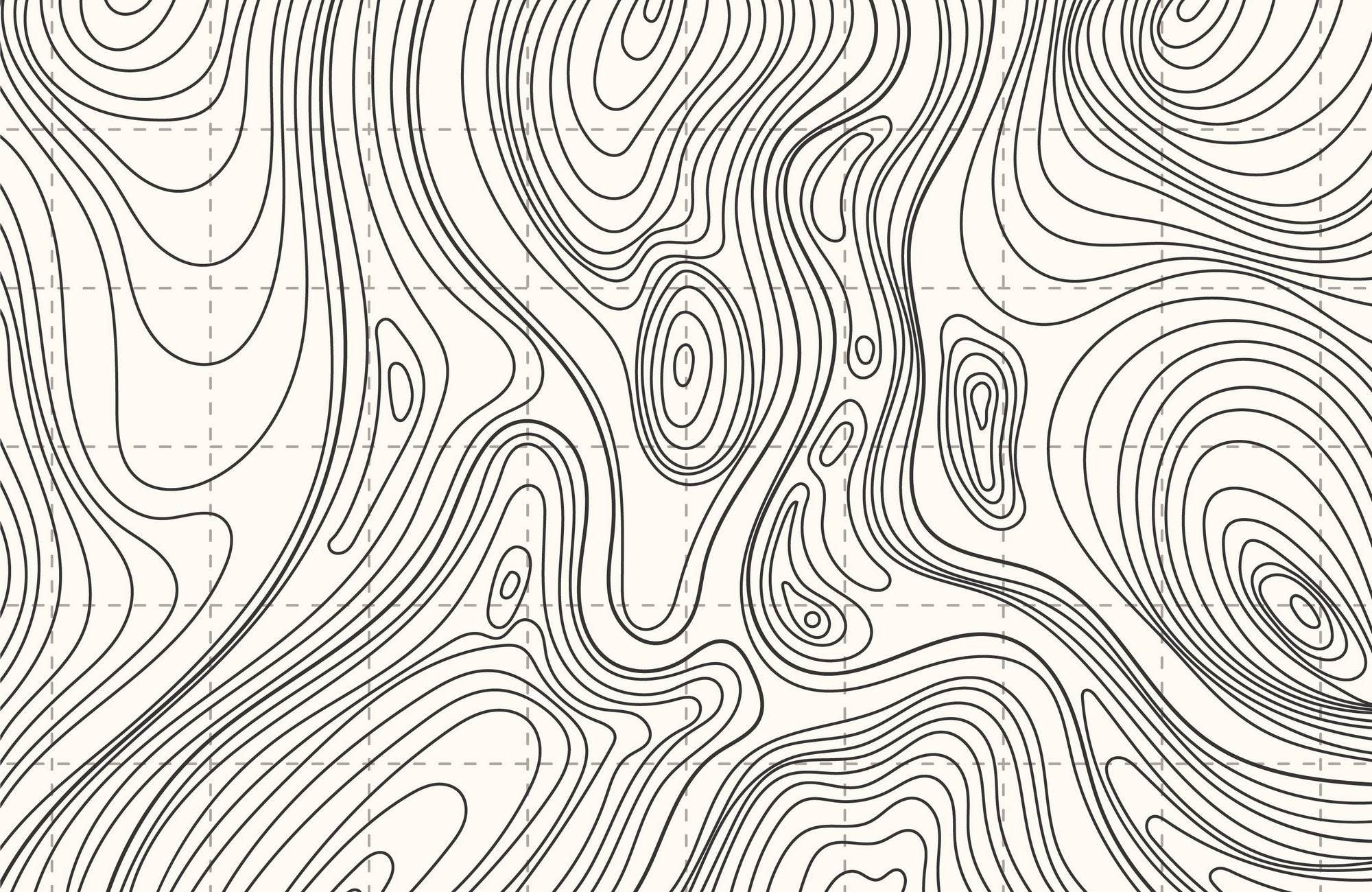 Outstanding Topography Line Art - beink online art store