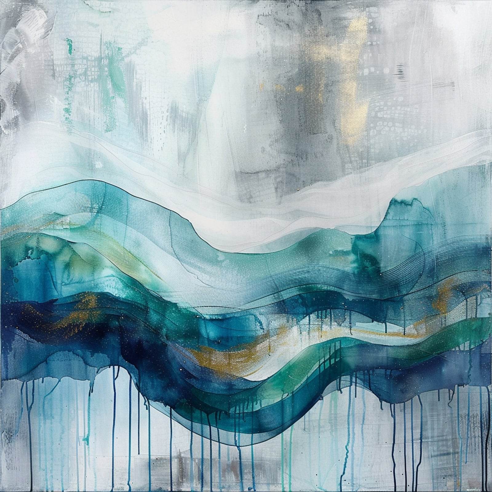 Watercolor Sky Abstract Wall Art - beink online art store