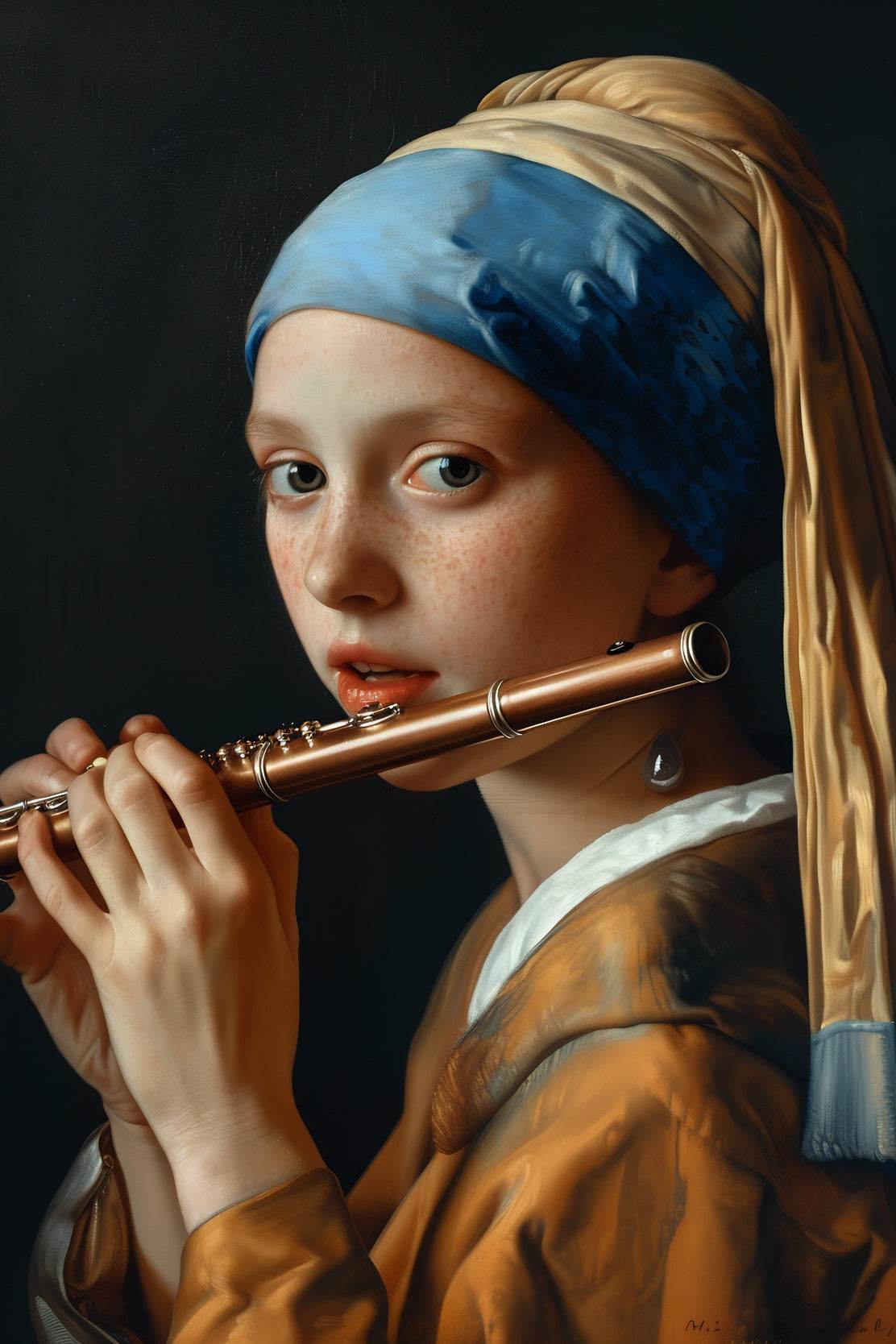 Musician Girl Wall Art - beink online art store