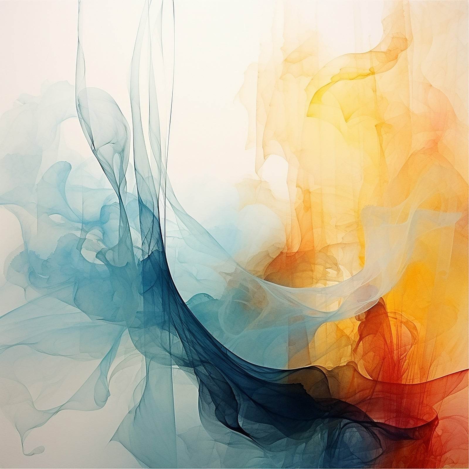 Colorful Ink Background Modern Abstract Wall Art - beink online art store