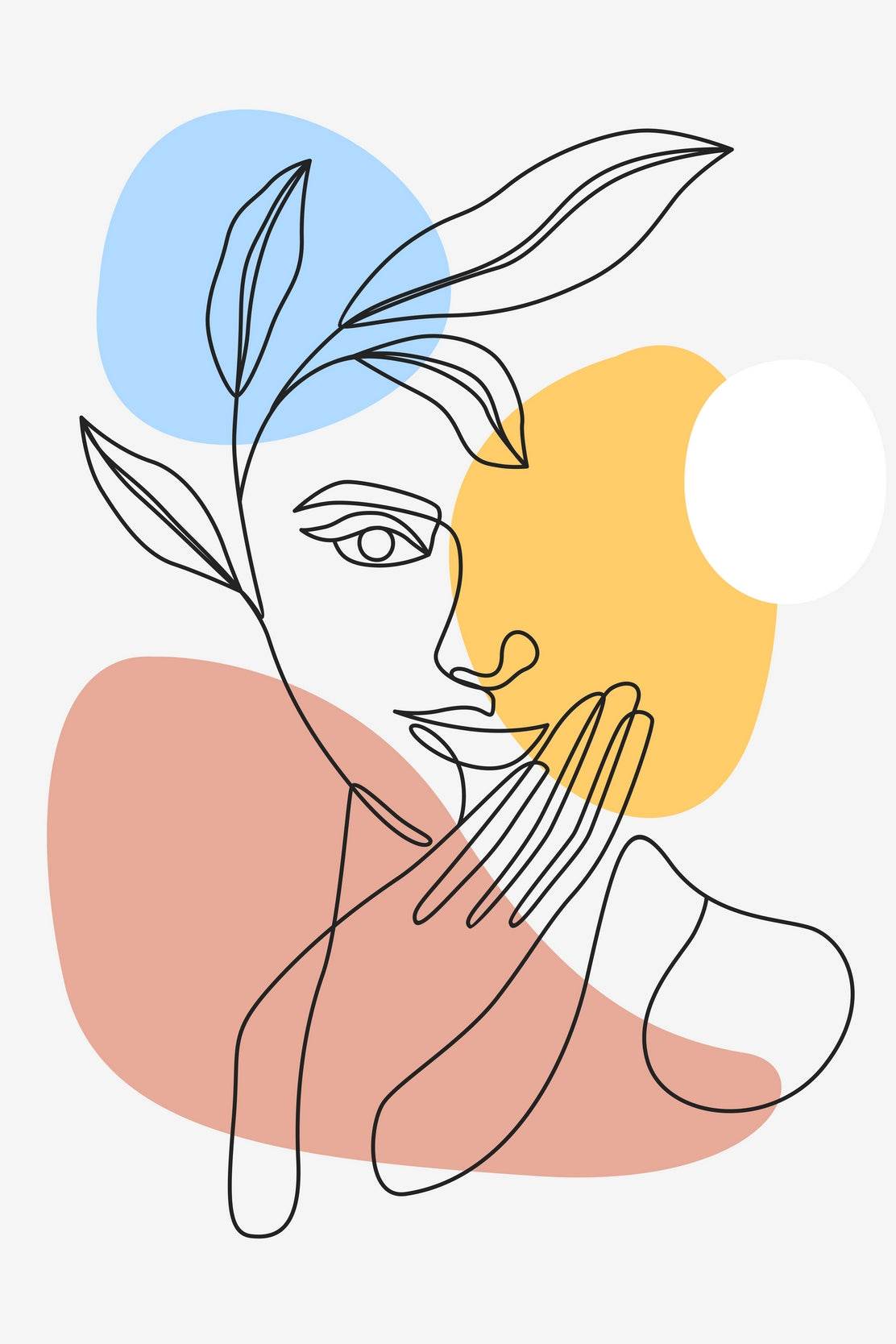 Flower Girl Wall Art - beink online art store