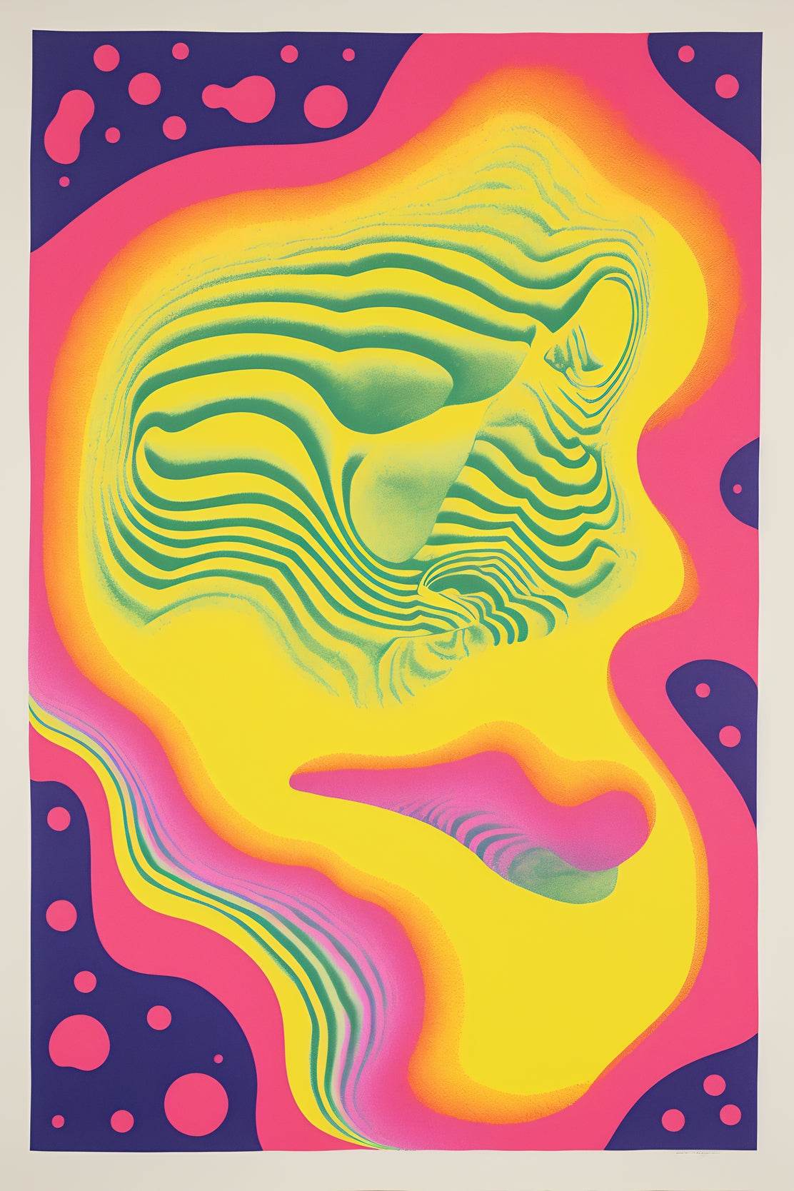 Psychedelic Painting Wall Art - beink online art store