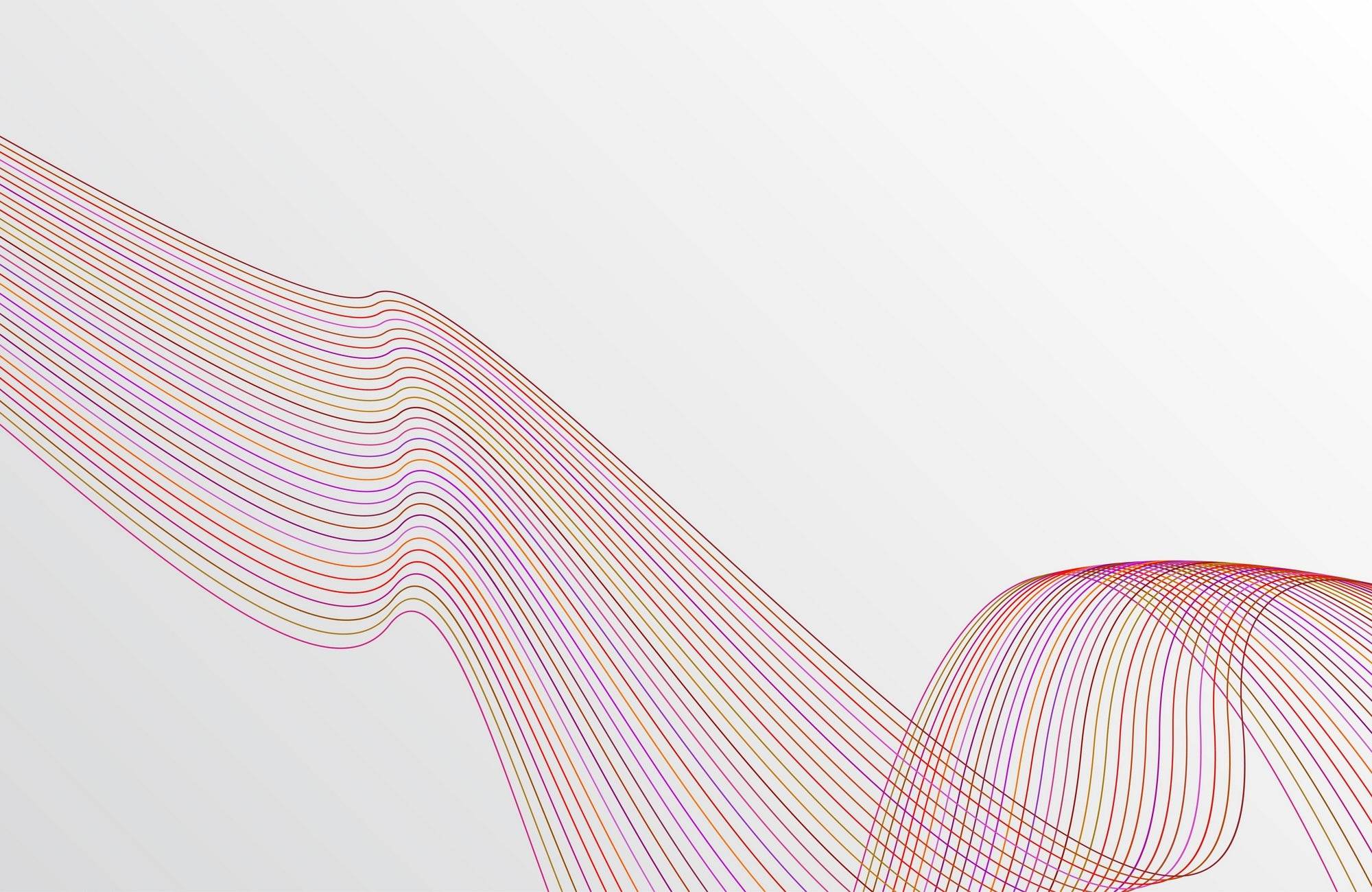 Light Background Technology Waves Lines Abstract Wall Art - beink online art store