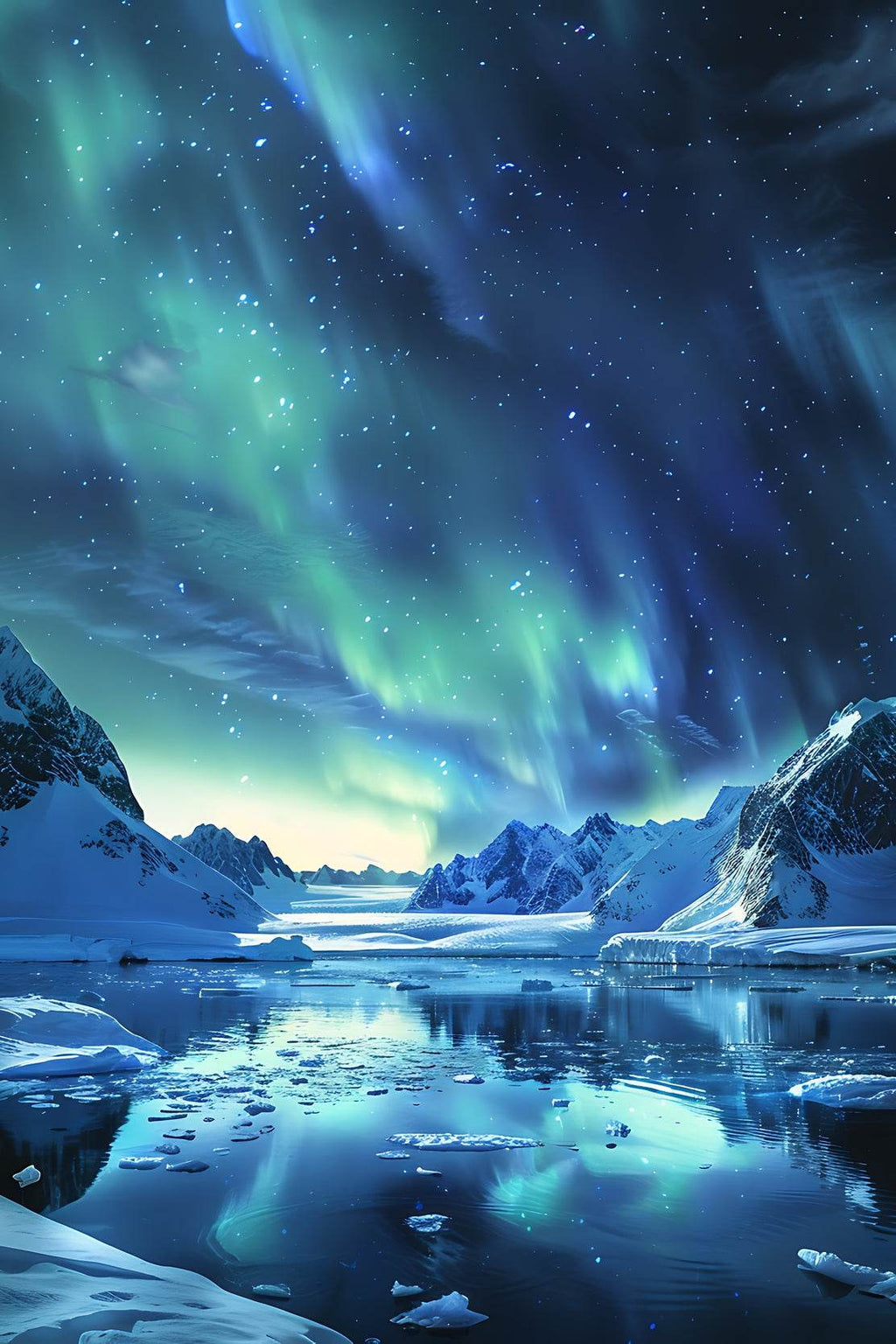 Arctic Aurora Wall Art - beink online art store