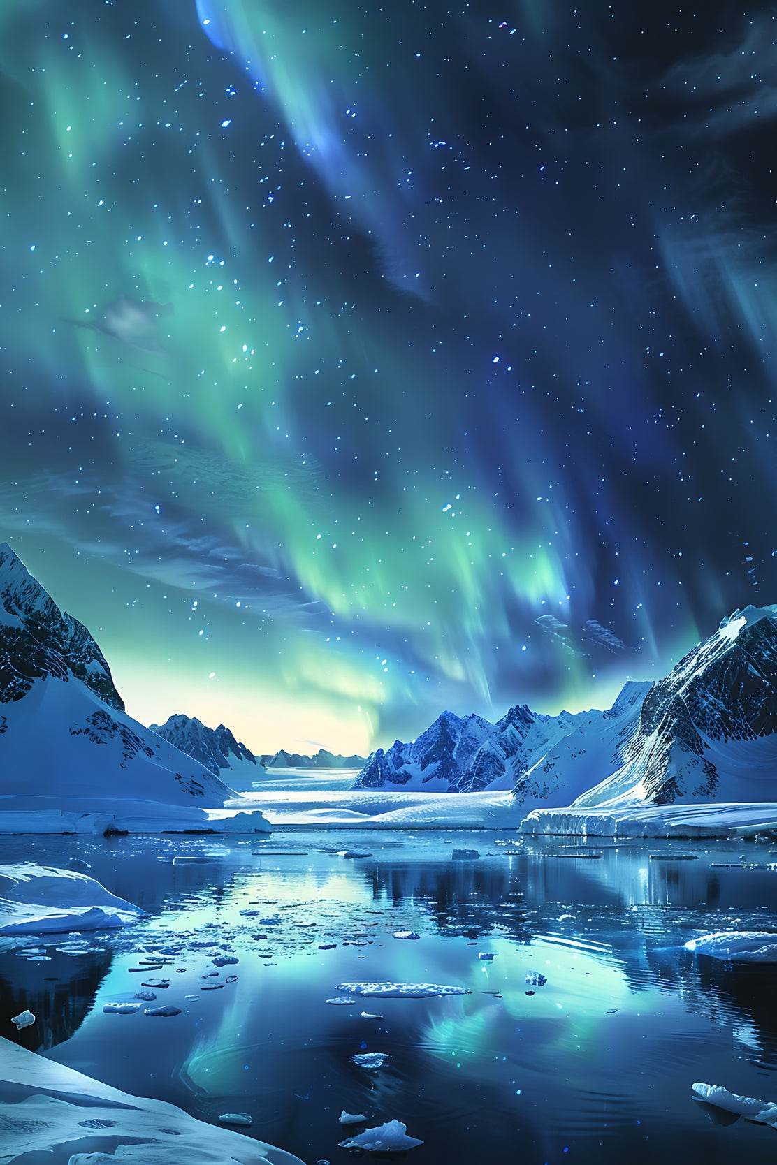 Arctic Aurora Wall Art - beink online art store