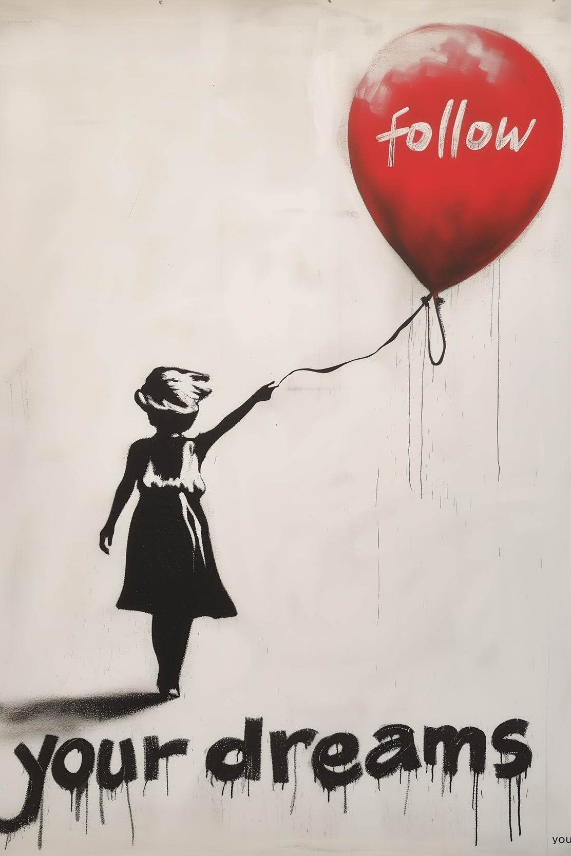 Banksy's Balloon Girl Wall Art - beink online art store