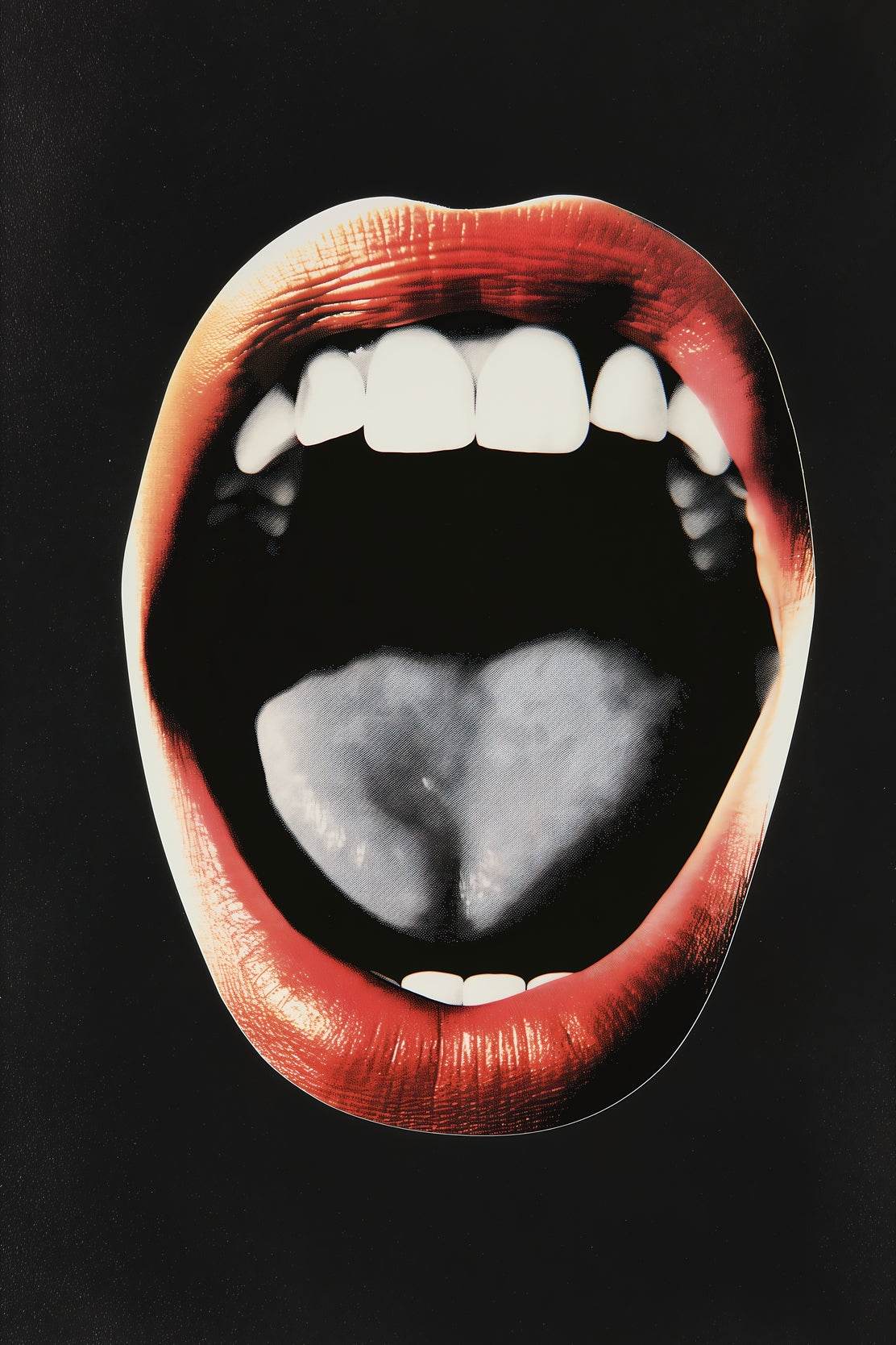 Screaming Lips Wall Art - beink online art store
