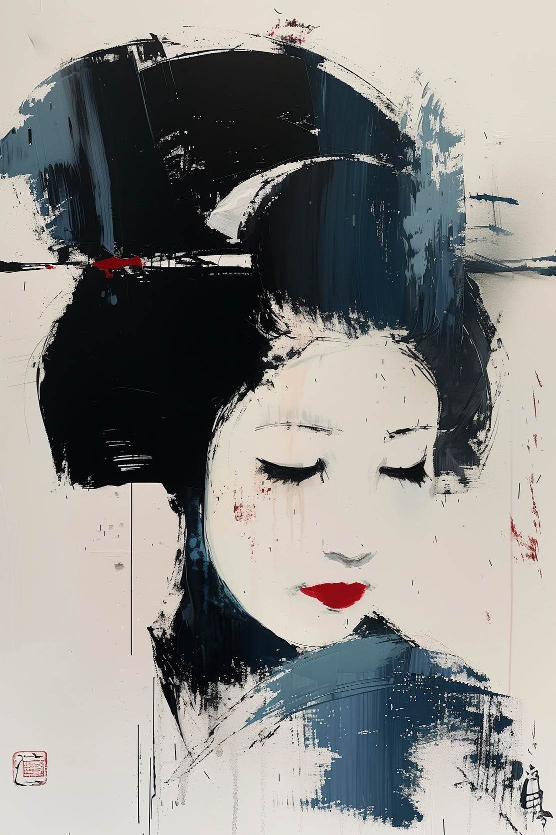 Japanese Geisha Wall Art - beink online art store
