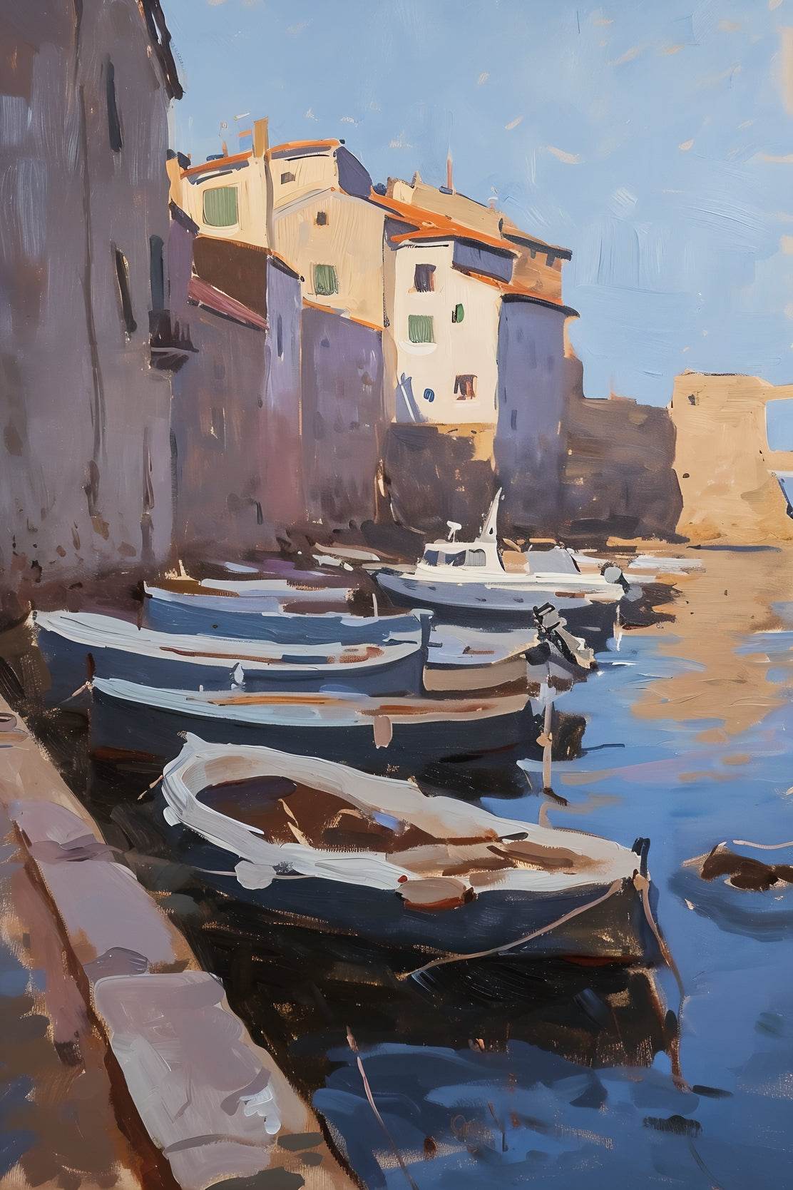 Passenger Boats in Venice Wall Art - beink online art store