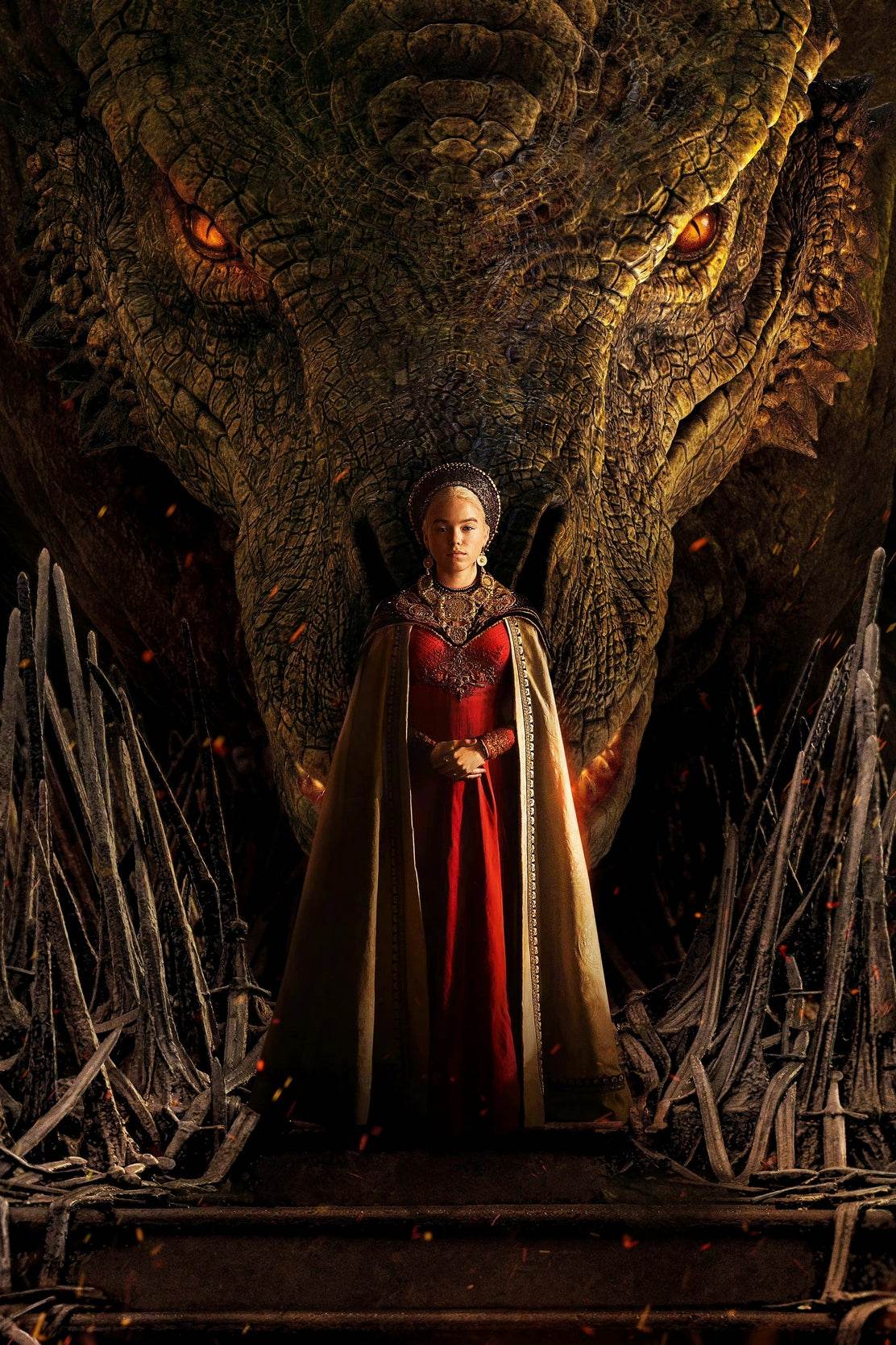 House of the Dragon Rhaenyra Targaryen Wall Art - beink online art store