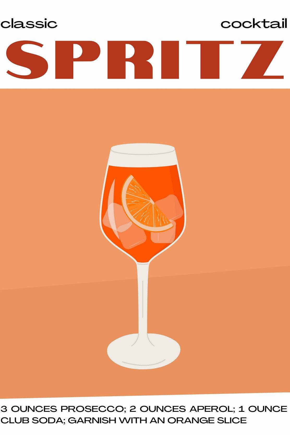 Spritz Cocktail In Glass Wall Art - beink online art store