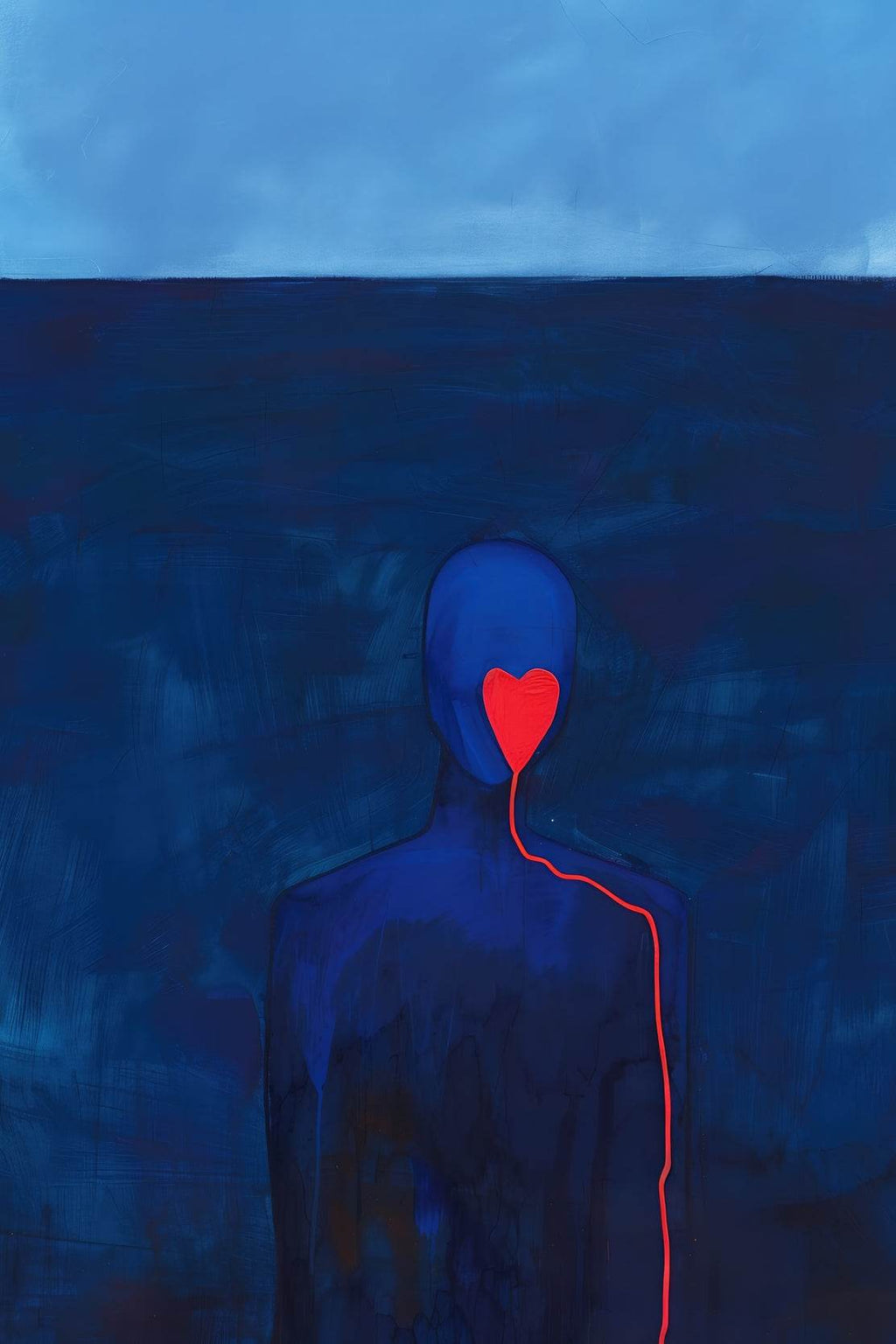 Painting Of A Broken Heart Of A Lover Wall Art - beink online art store