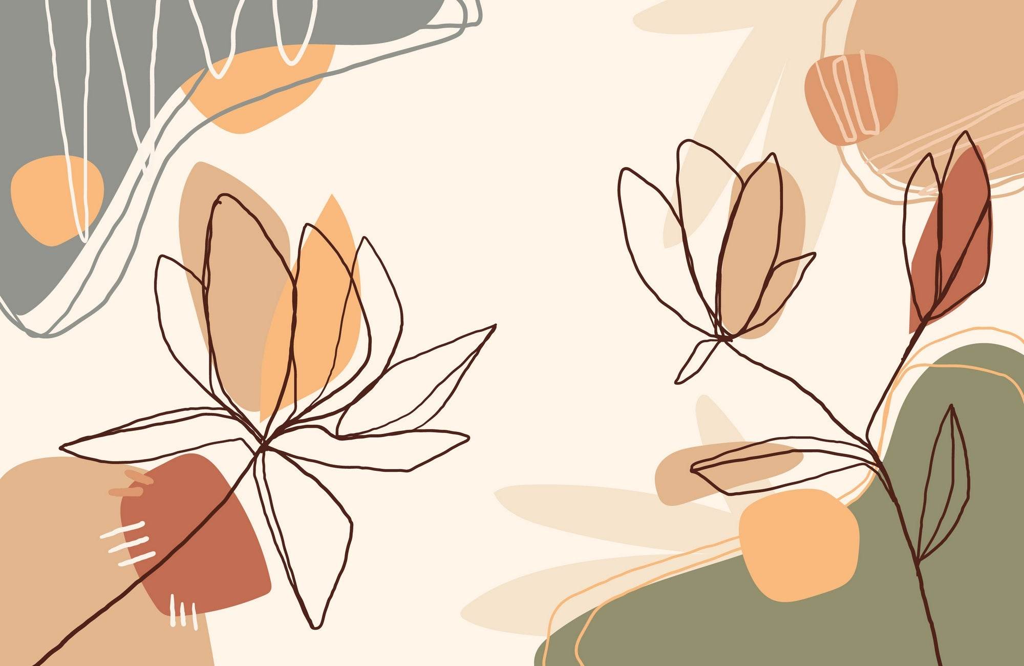 Strelitzia Plant Line Art - beink online art store