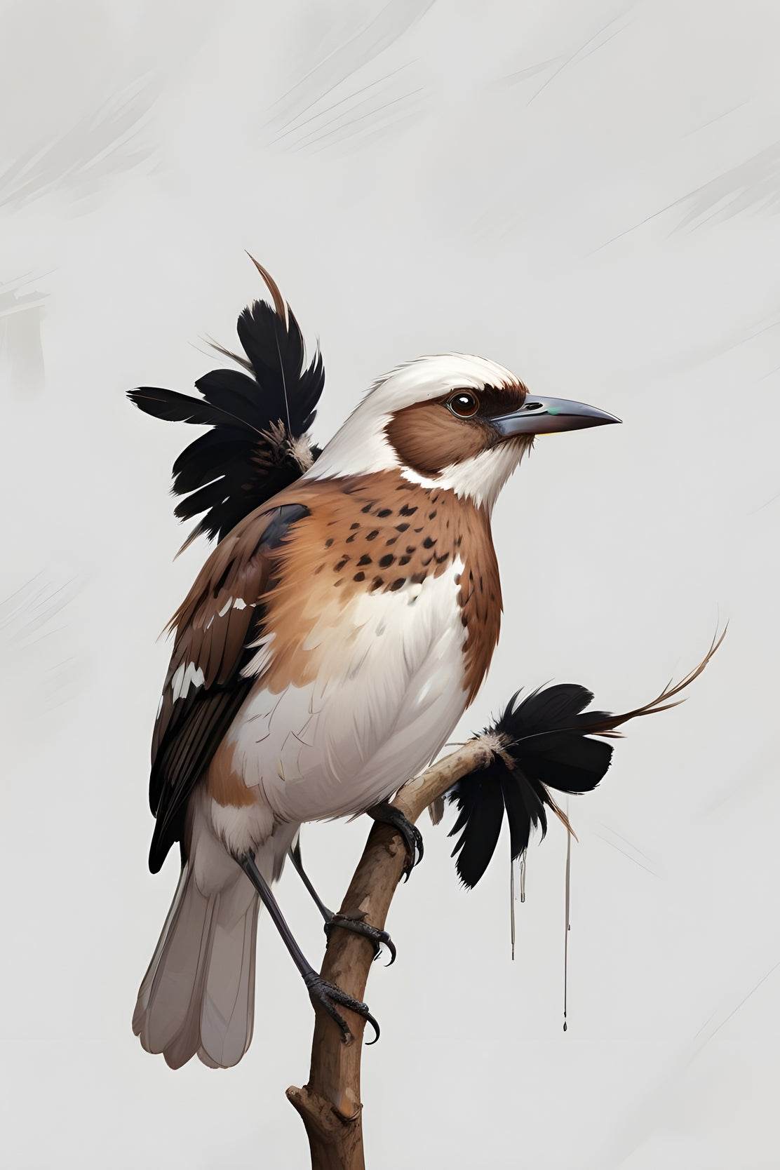 Painting of Kookaburra Bird Wall Art - beink online art store