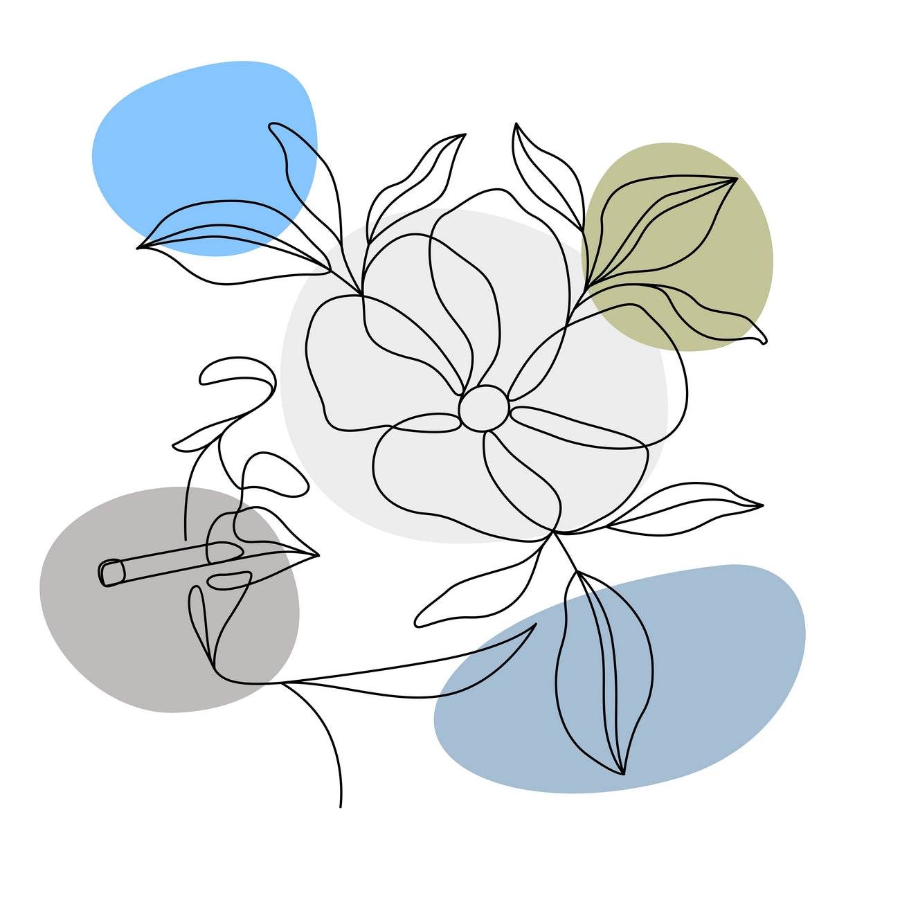 Beautiful Gardenia Flower Wall Art - beink online art store