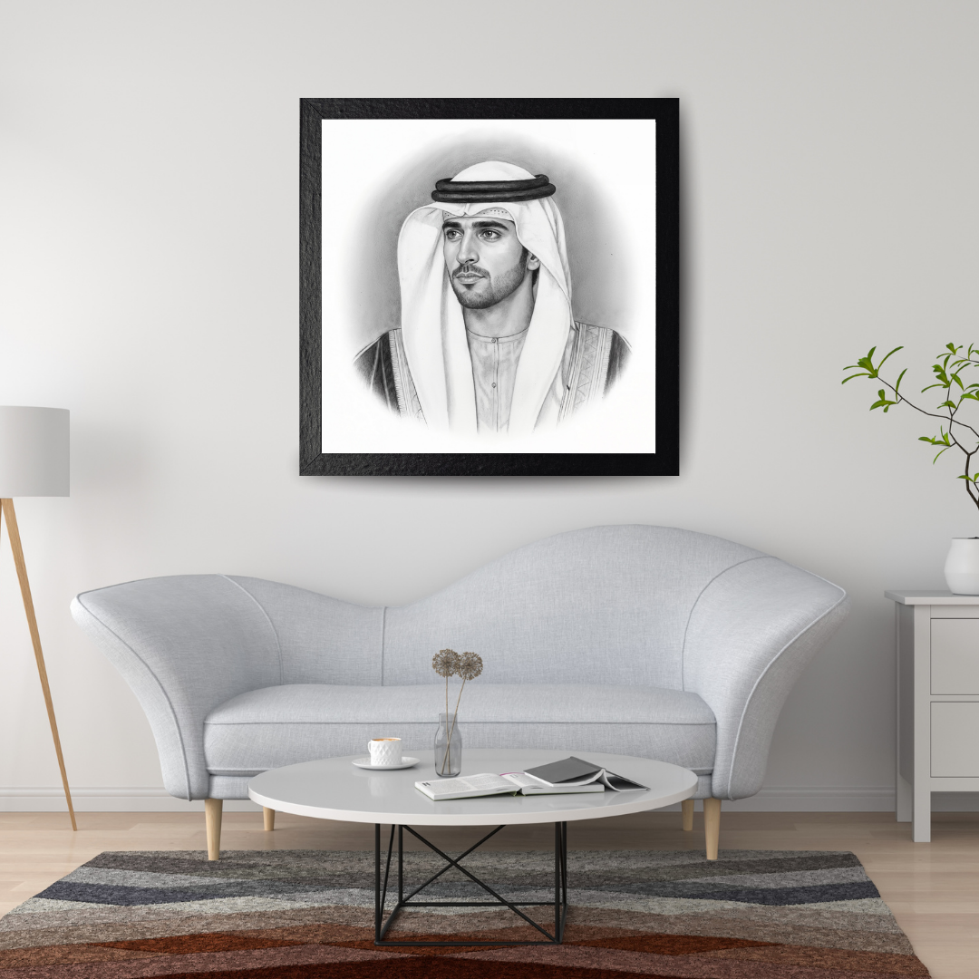 His Highness Sheikh Hamdan bin Mohammed bin Rashid Al Maktoum Artwork