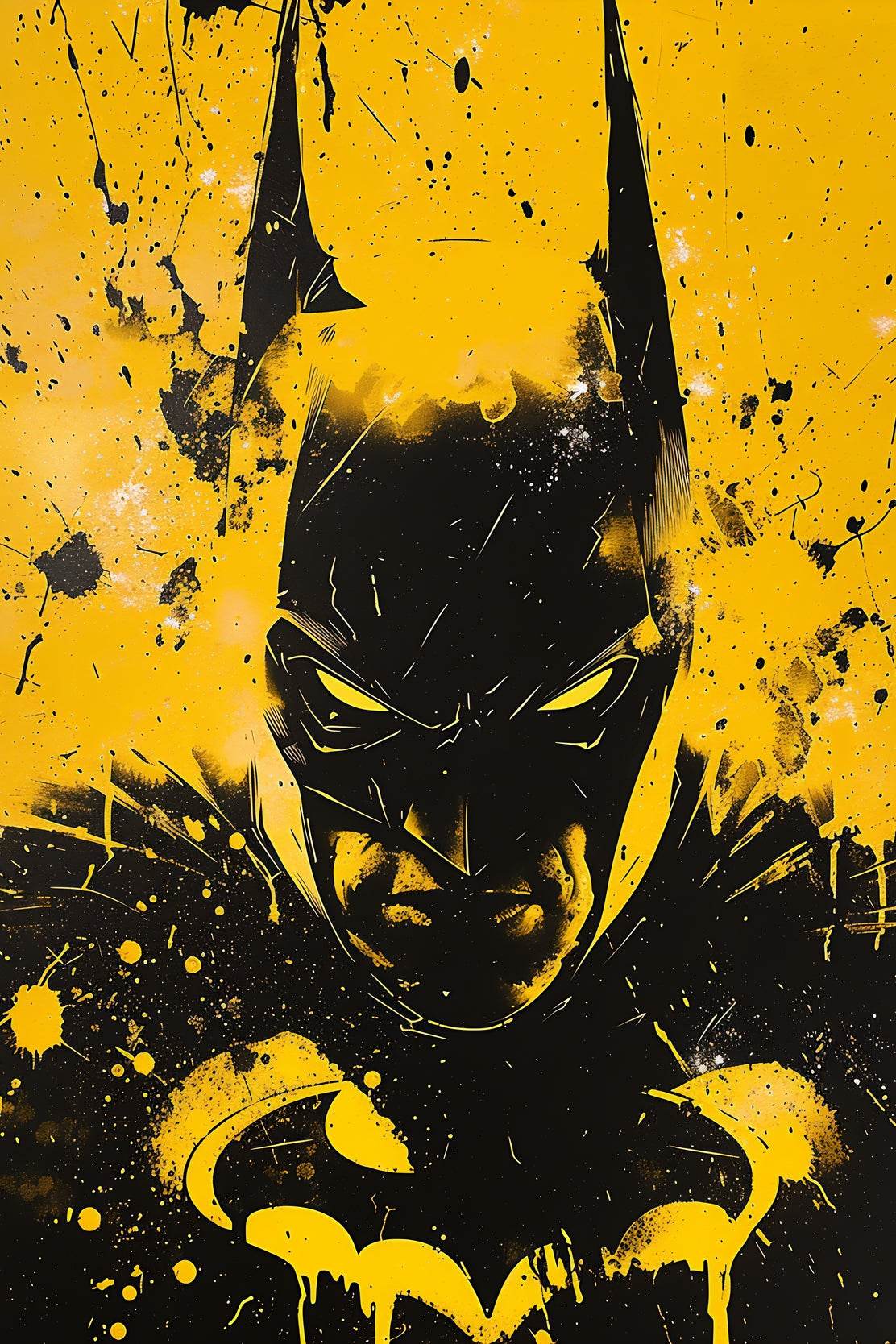 Batman: Splatter Wall Art - beink online art store