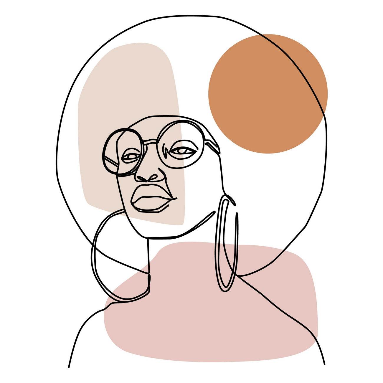 African Hair Style Wall Art - beink online art store