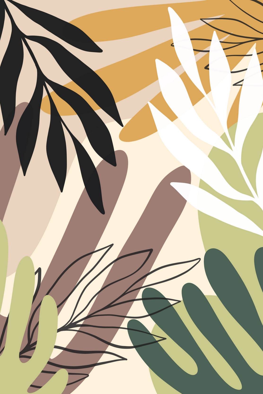 Tapestry of Leaves ArtWork - beink online art store