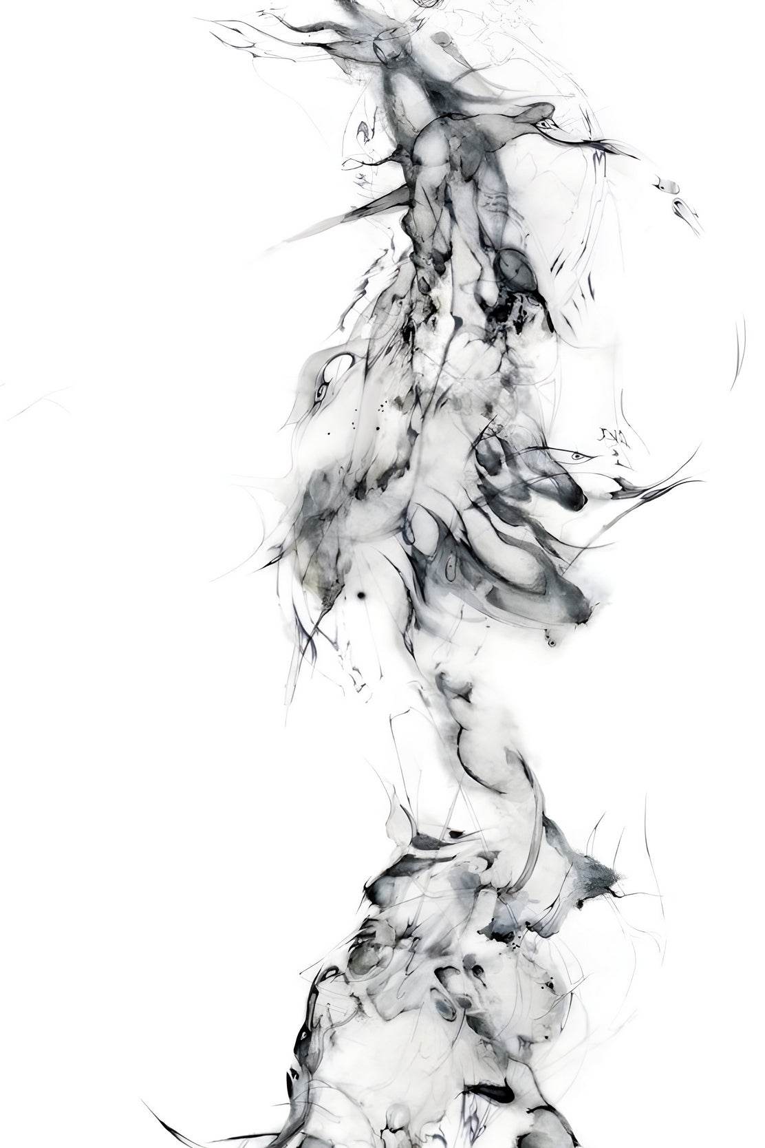 Smoke Transparent Background Wall Art - beink online art store