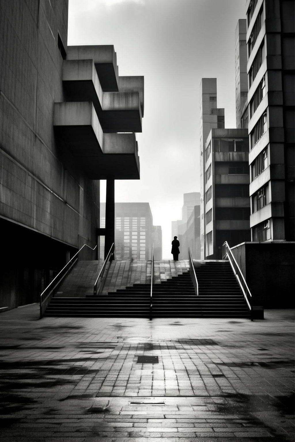 Black White Architectural Wall Art - beink online art store