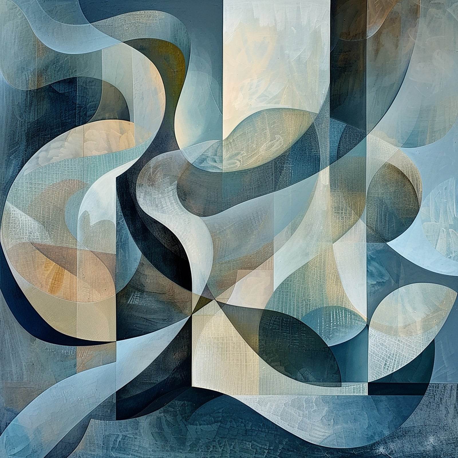 Wall Geometric Shape Abstract Wall Art - beink online art store