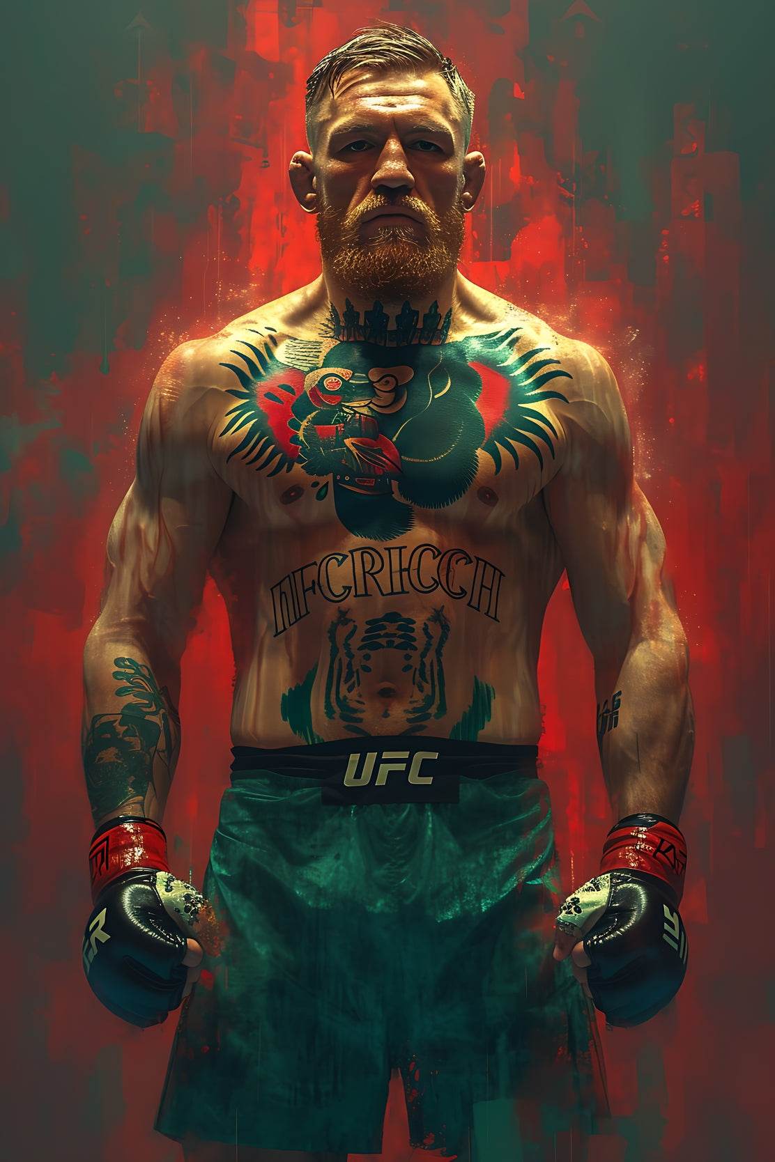 Master Flame Sports Aesthetic Wall Art Poster for Living Room, Home & Wall Decor | McGregor - beink online art store