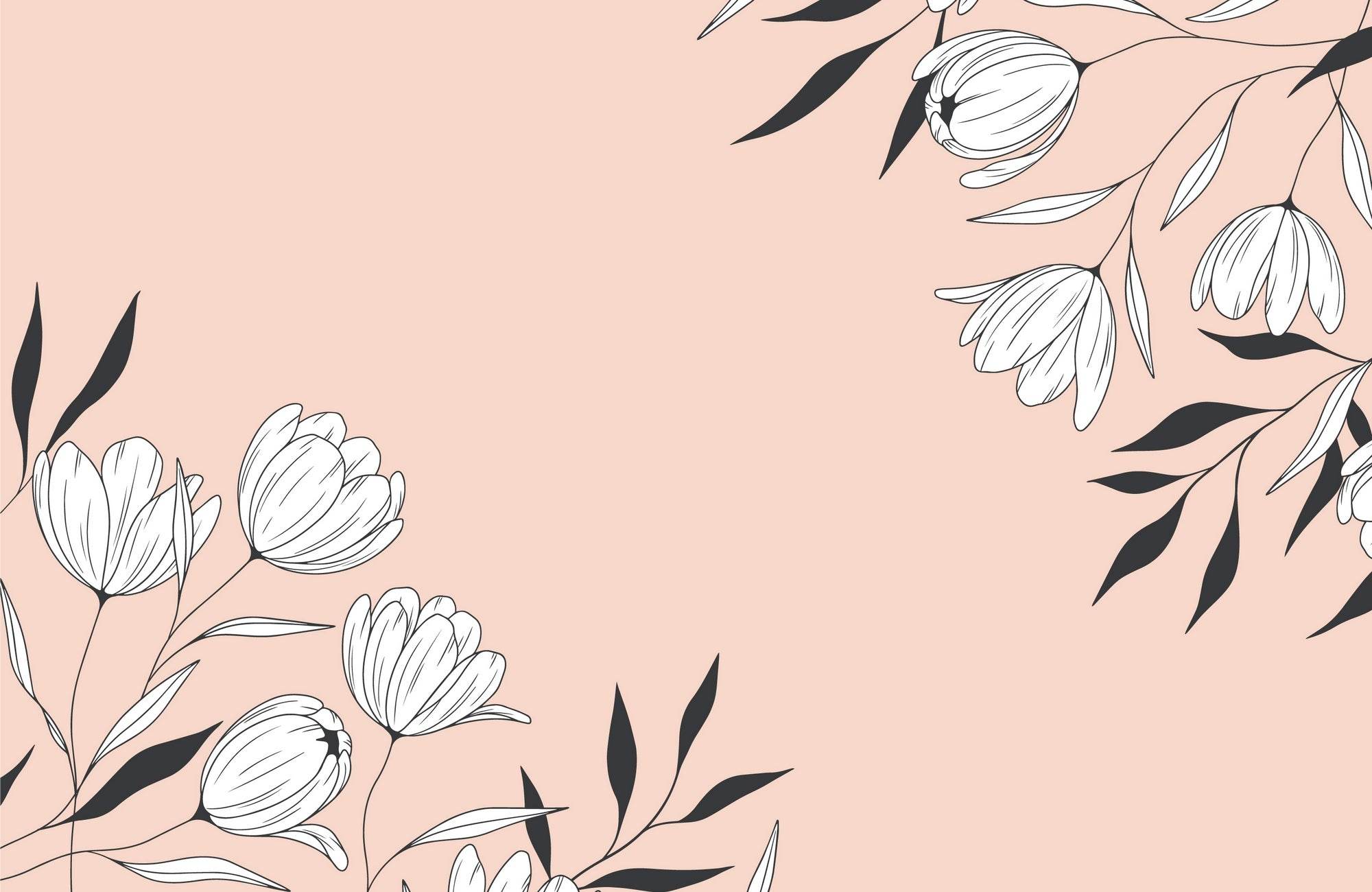 White Pearl Leaves Flower Wall Art - beink online art store