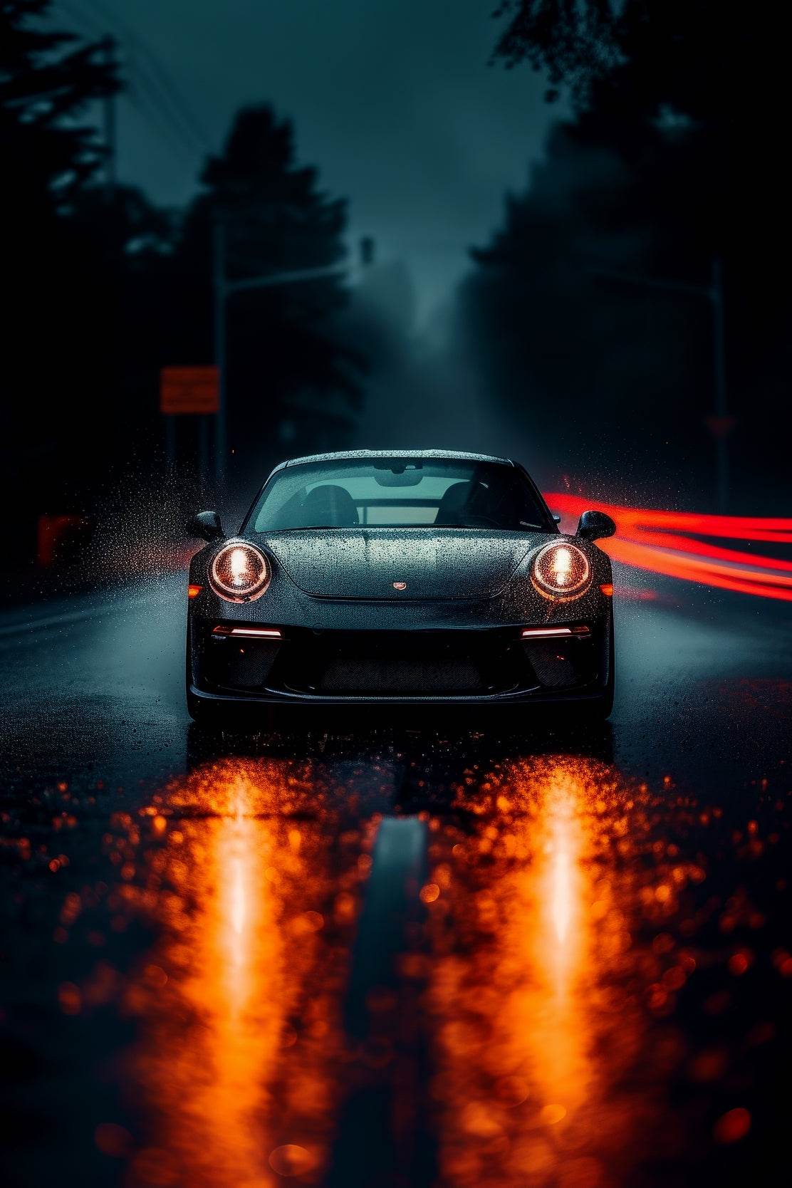 Dark Green Porsche 911 RS Wall Art - beink online art store