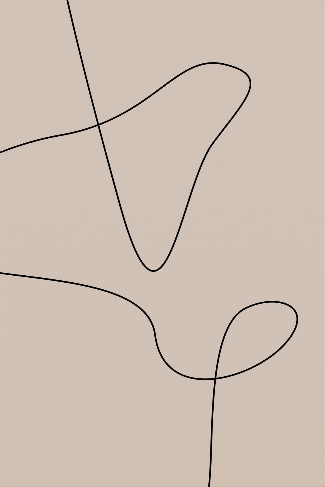 Wavy Lines Wall Art - beink online art store