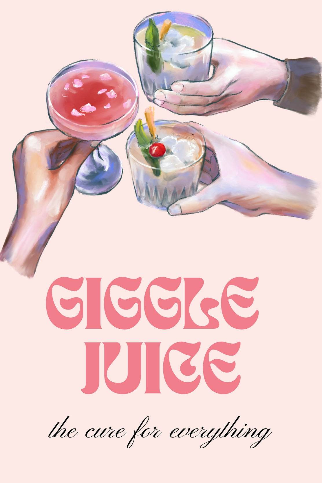 Giggle Juice Wall Art - beink online art store