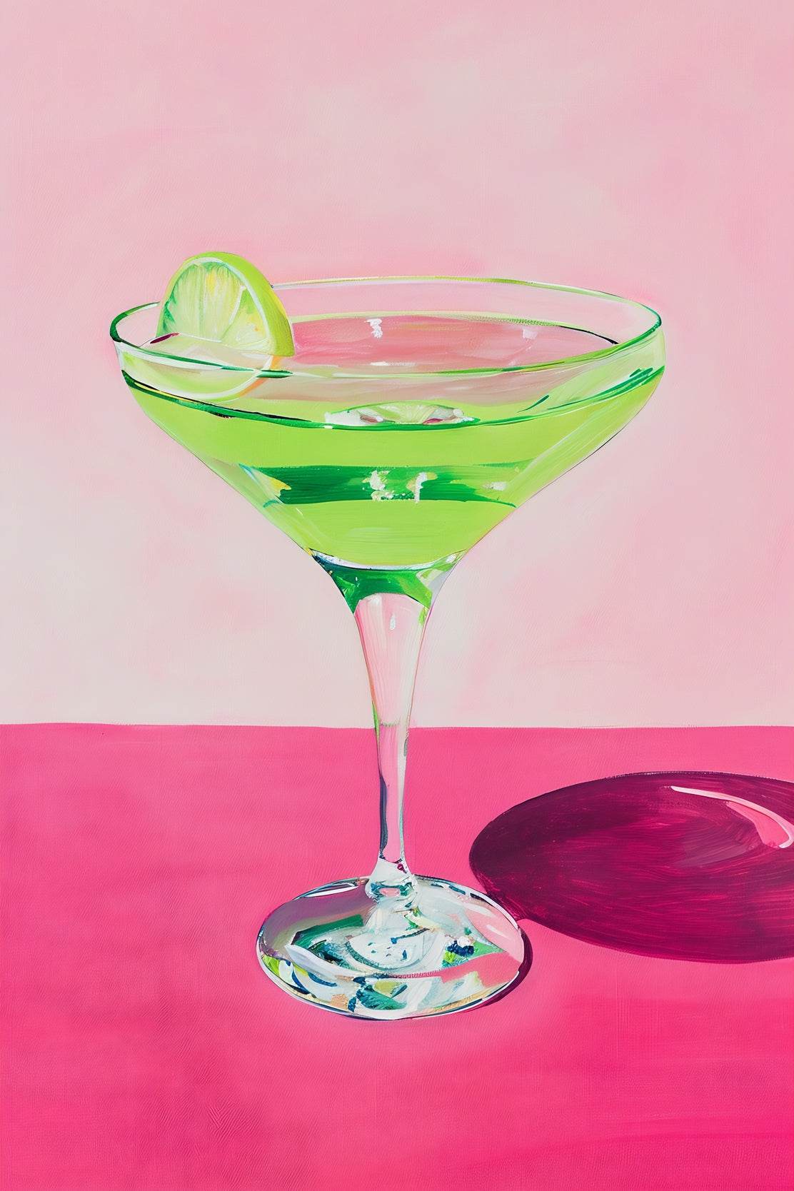Refreshing Cocktail Margarita Wall Art - beink online art store