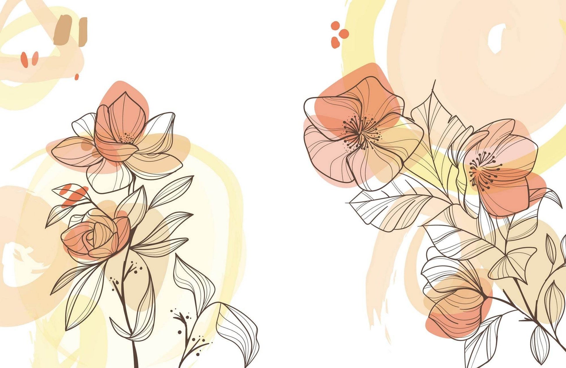 Agrostemma Bouquet Wall Art - beink online art store