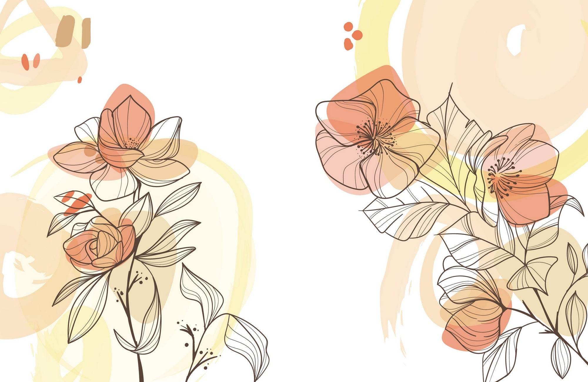 Agrostemma Bouquet Wall Art - beink online art store