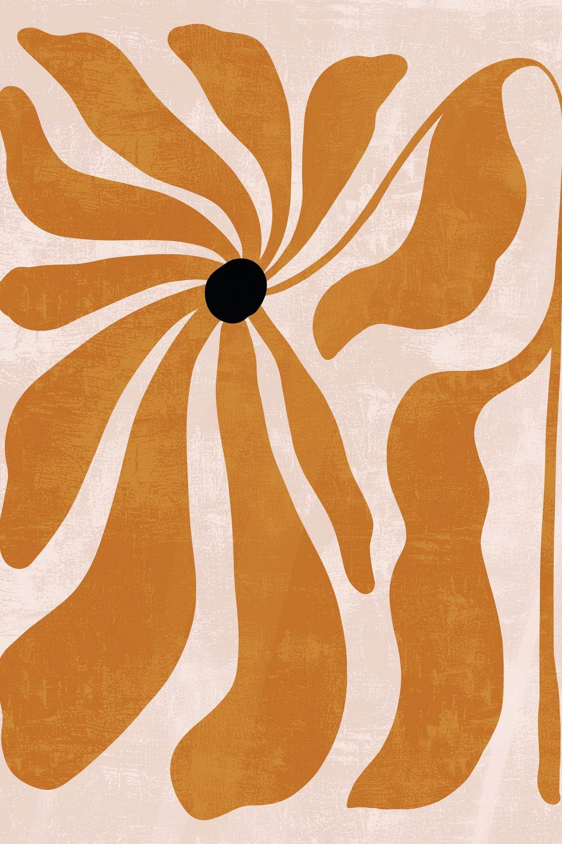Orange Petals Flower ArtWork - beink online art store